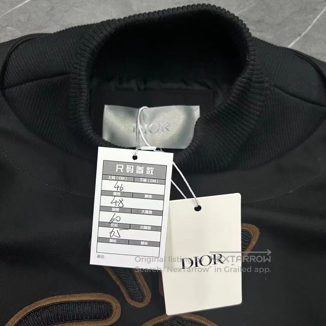 Dior Dior Black Two-in-One Look Beaded Embroidery Sweatshirt| Size US S / EU 44-46 / 1 - 3 Thumbnail