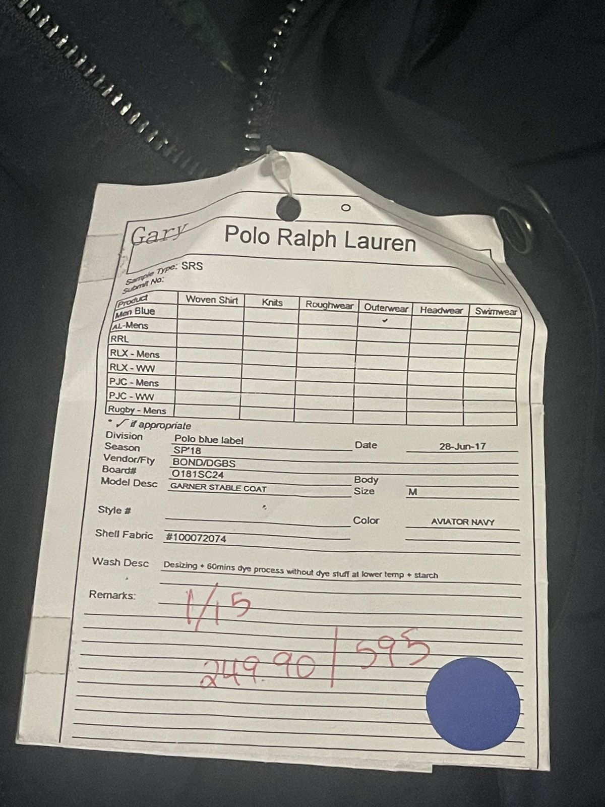 Ralph Lauren RL Garner Stable Coat Size US M / EU 48-50 / 2 - 7 Thumbnail