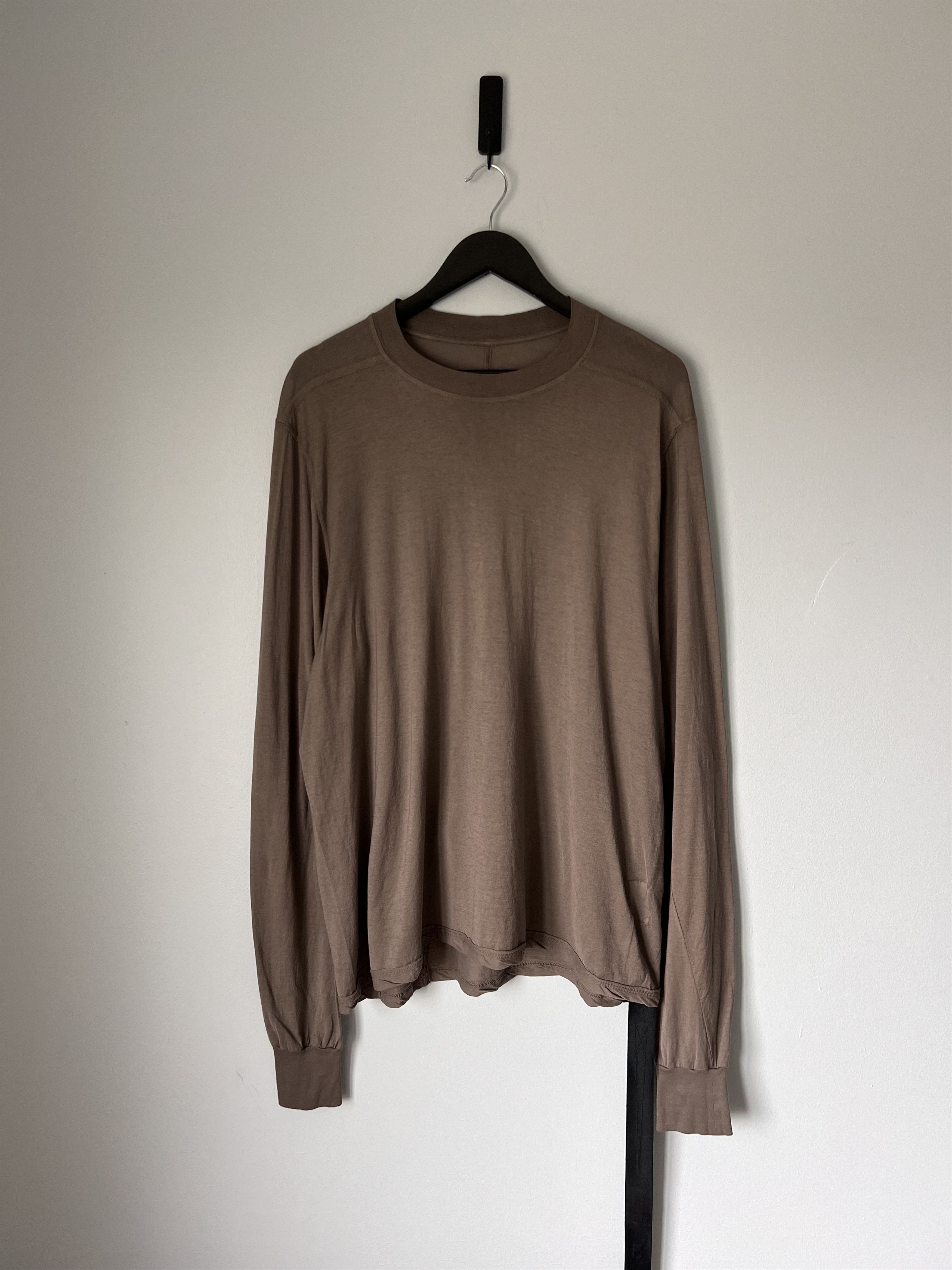Rick Owens Drkshdw Rick Owens DRKSHDW Crewneck Sweatshirt in Dust Size US XL / EU 56 / 4 - 1 Thumbnail