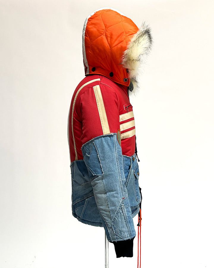 Greg Lauren $3500 Greg Lauren Racer Retro Puffy Jacket Size US M / EU 48-50 / 2 - 4 Thumbnail