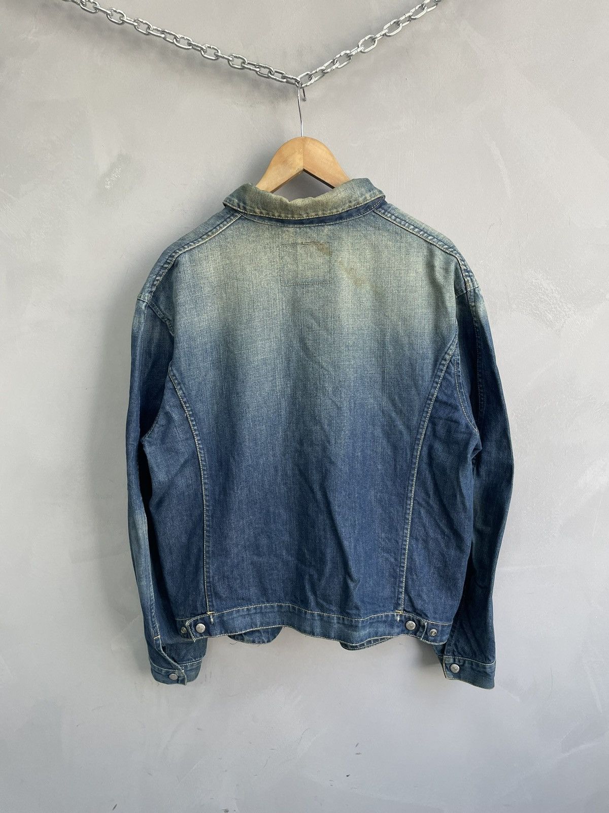 Levi's Vintage 90s Levis engineered retro faded denim jacket Size US XL / EU 56 / 4 - 8 Thumbnail