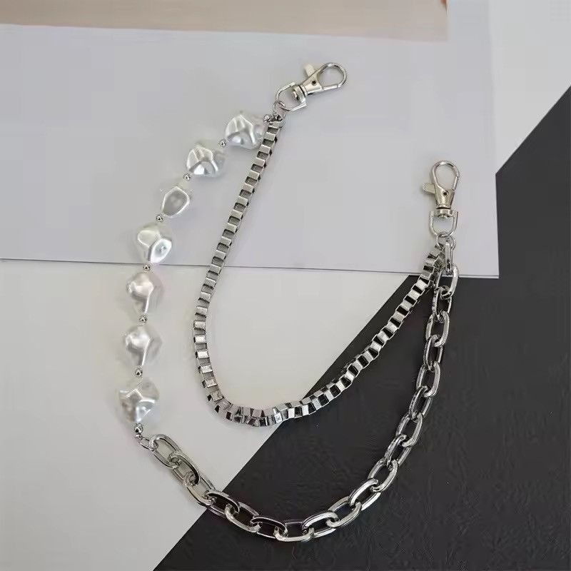 Jewelry Irregular Imitation Pearl Double Layer Waist Chain Size ONE SIZE - 2 Thumbnail