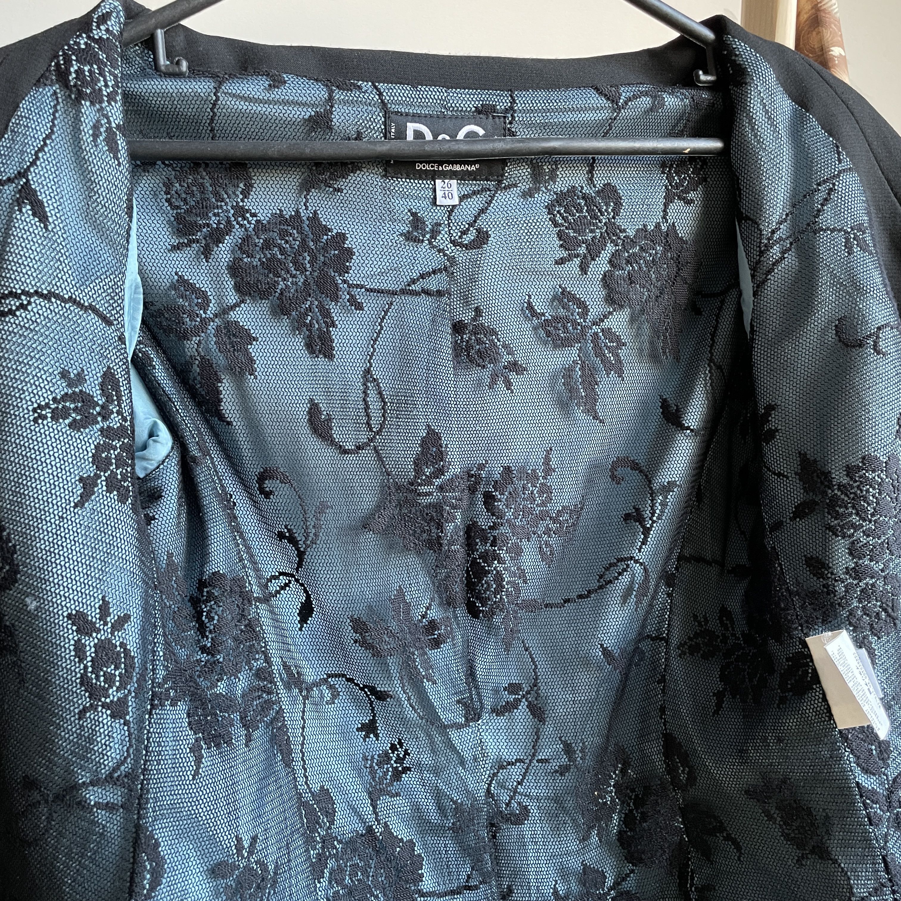 Dolce & Gabbana Dolce & Gabbana Womens Vintage Blazer Size 26/40 Size S / US 4 / IT 40 - 7 Thumbnail