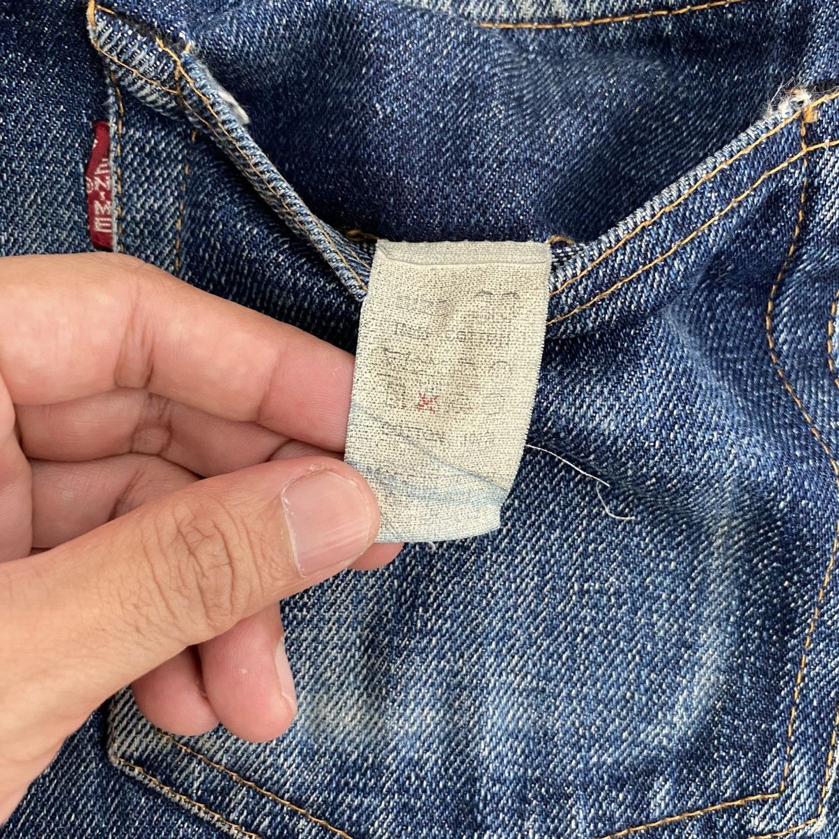 Denime Vintage 90’s Denime Japan Faded Blue Selvedge Jeans Size US 30 / EU 46 - 15 Thumbnail