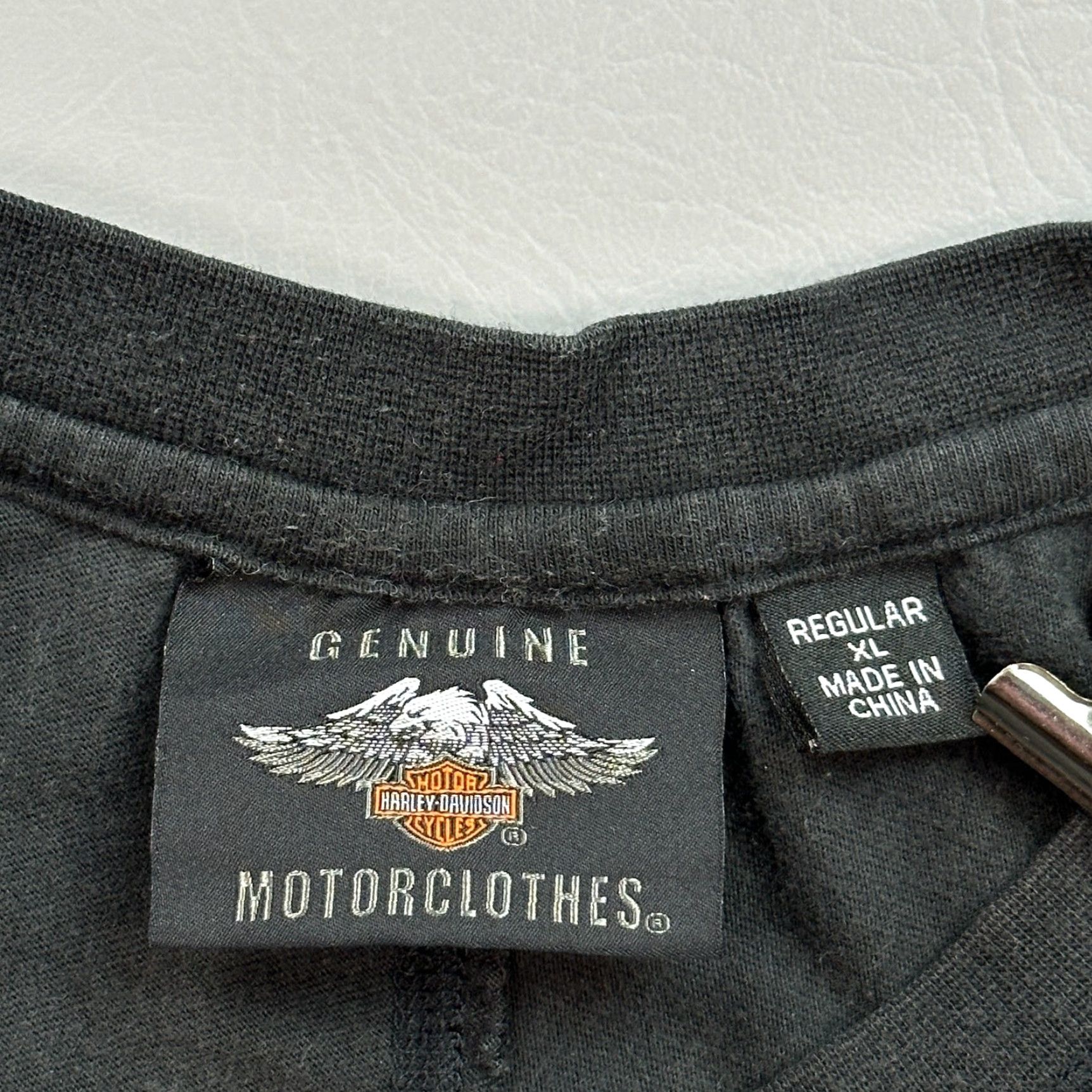 Harley Davidson Harley-Davidson Shirt Mens XL Black #1 Racing Logo Graphic Long Sleeve Raglan Size US XXL / EU 58 / 5 - 5 Thumbnail