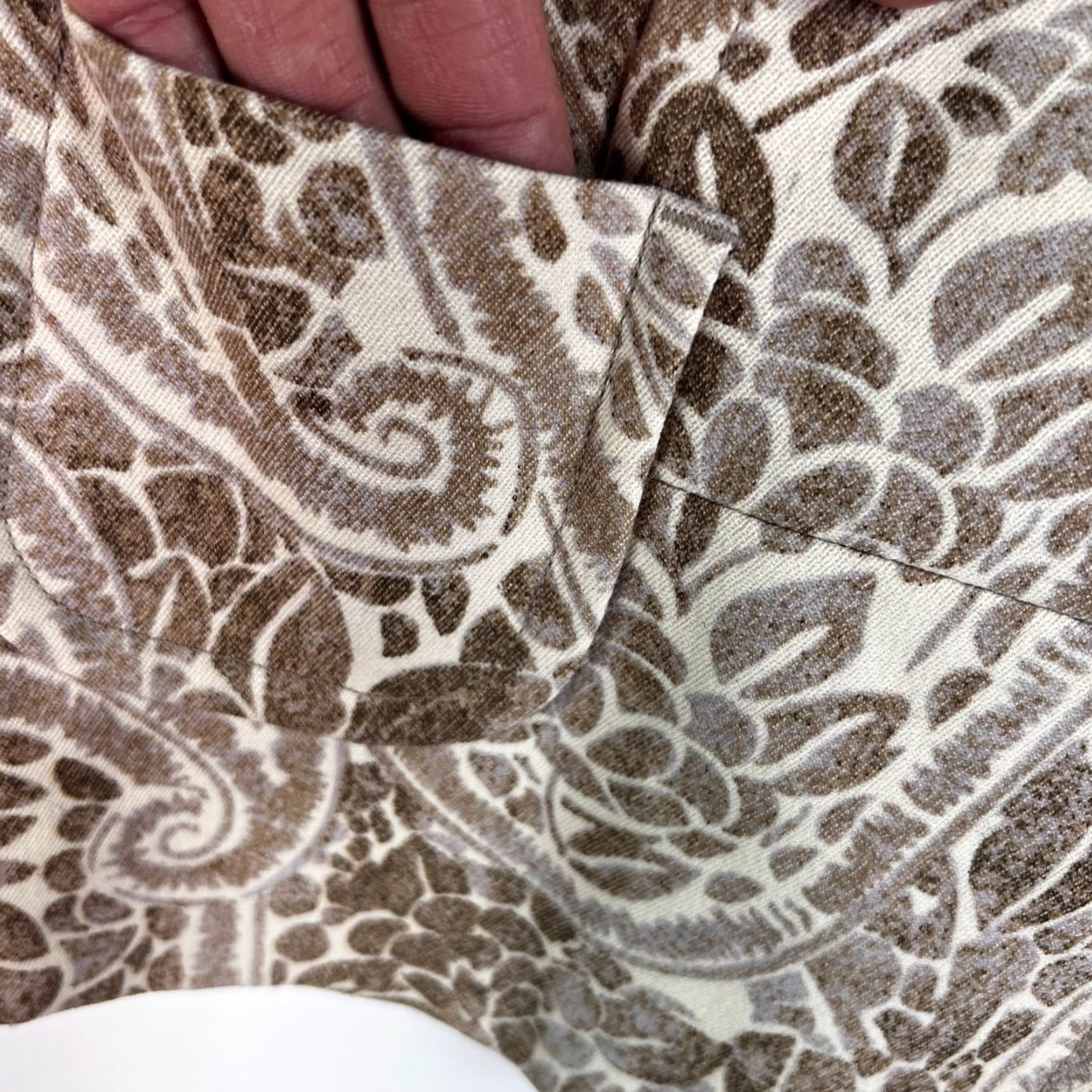 Vintage Sigrid Olsen Blazer Women's Size 14 Wool Floral Brown Tan Collection City Classic Flower Jacket Blazer Women's 14 Brown Tan © Size XL / US 12-14 / IT 48-50 - 6 Thumbnail