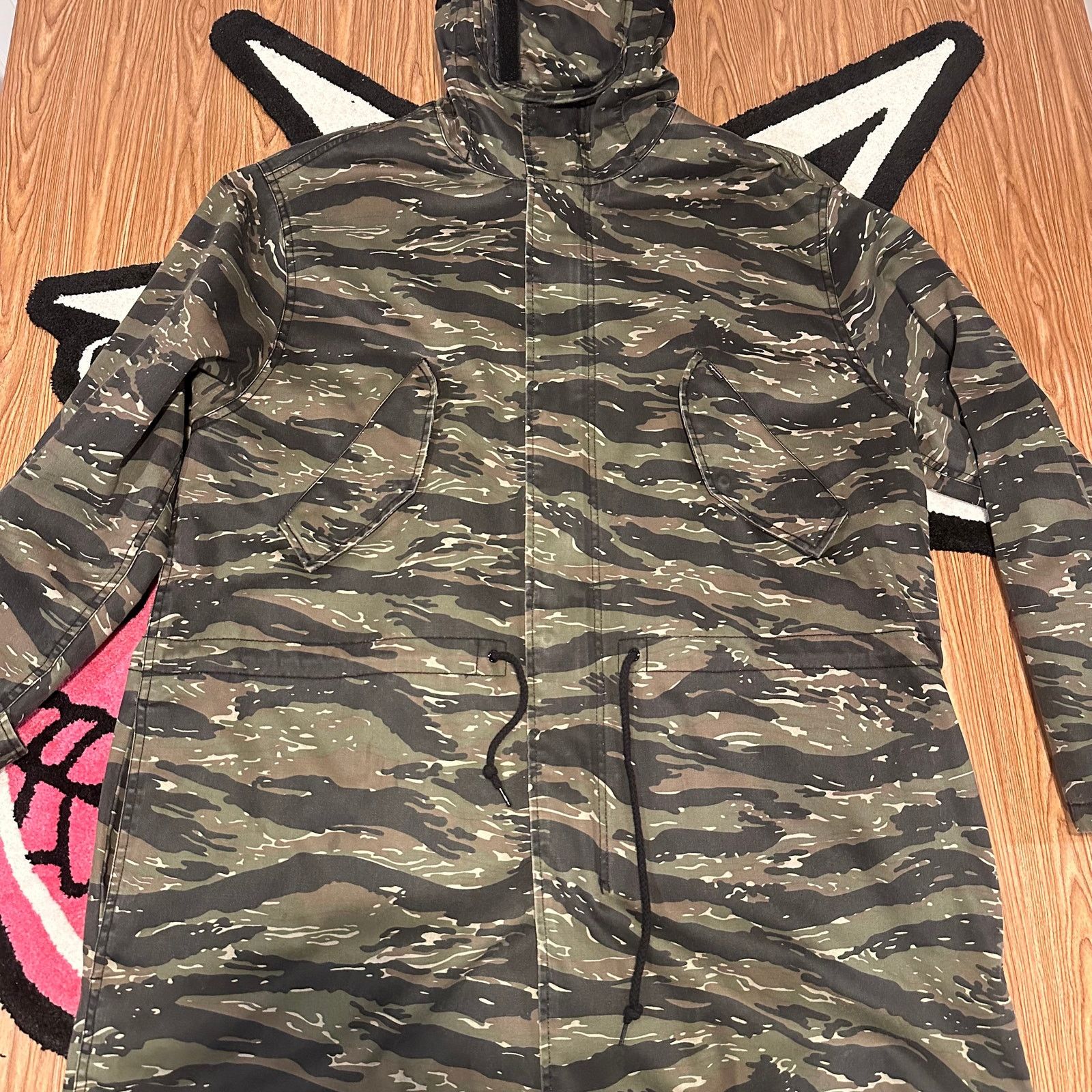 Supreme Supreme Hooded Facemask Parka (SS21) Tigerstripe