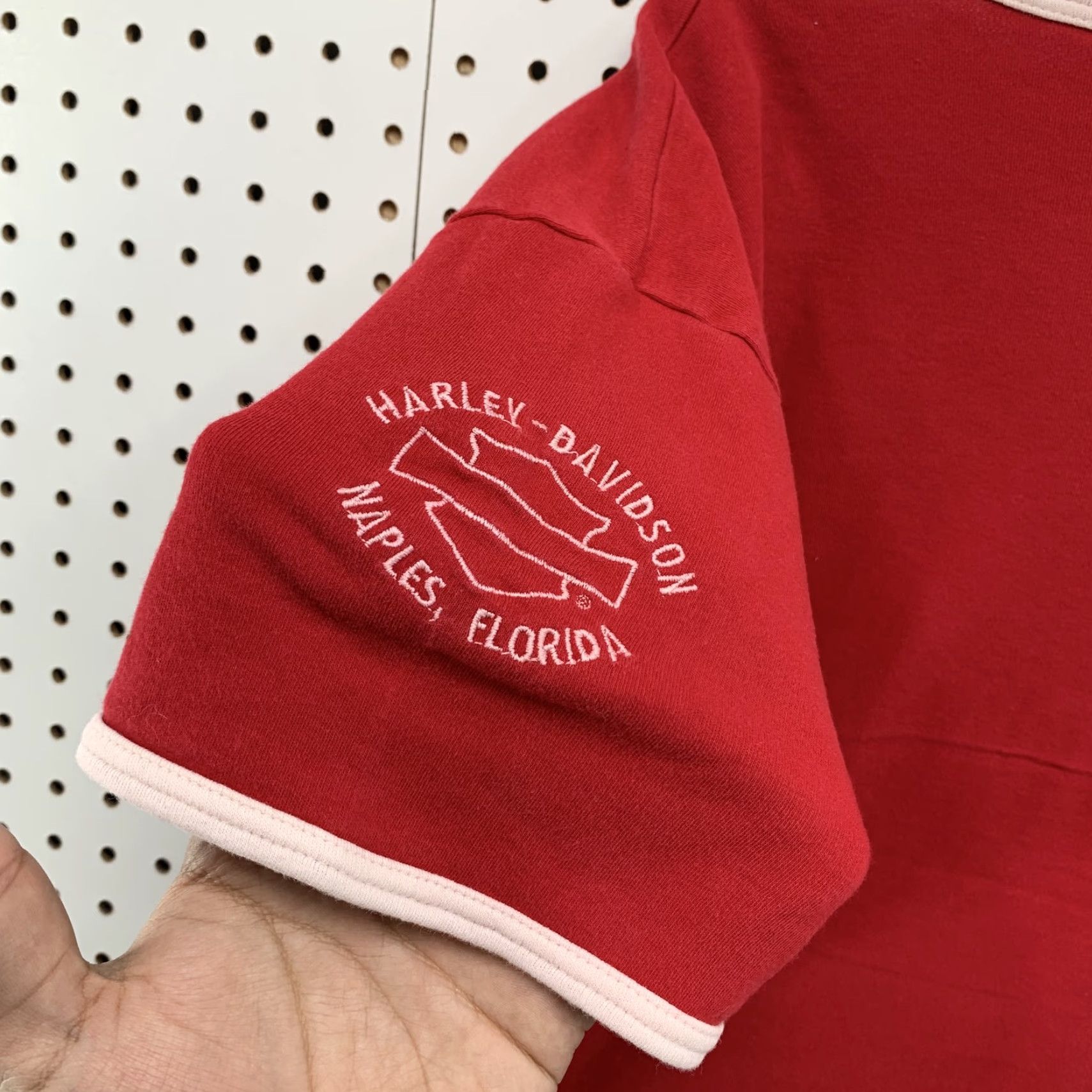 Harley Davidson VINTAGE NOT: Harley-Davidson Motorcycles Womens XL Red Short Sleeve T-Shirt Size XL / US 12-14 / IT 48-50 - 8 Thumbnail