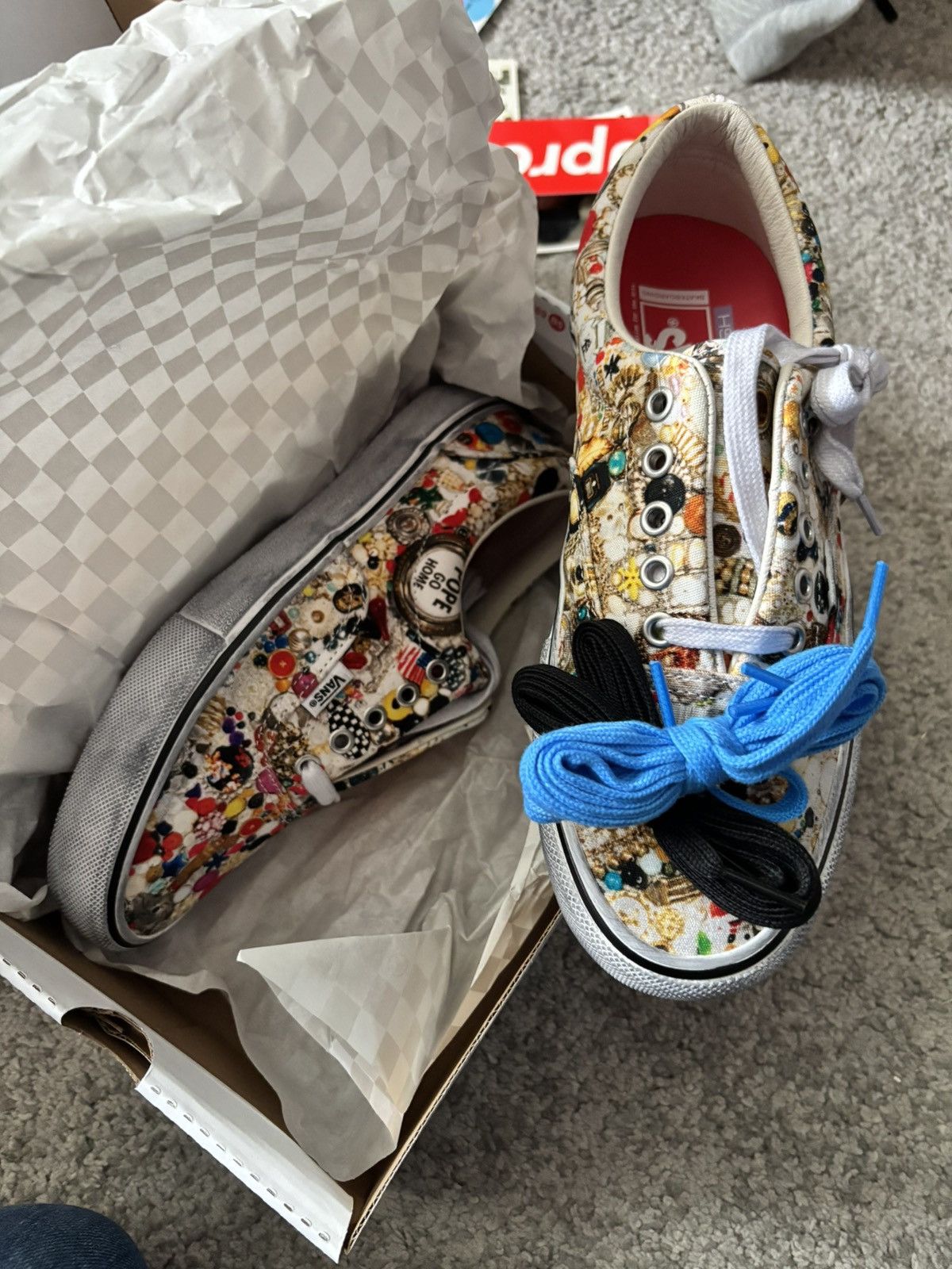 Supreme × Vans Supreme@/Mike Kelley/Vans® Era Size US 8 / EU 41 - 3 Thumbnail