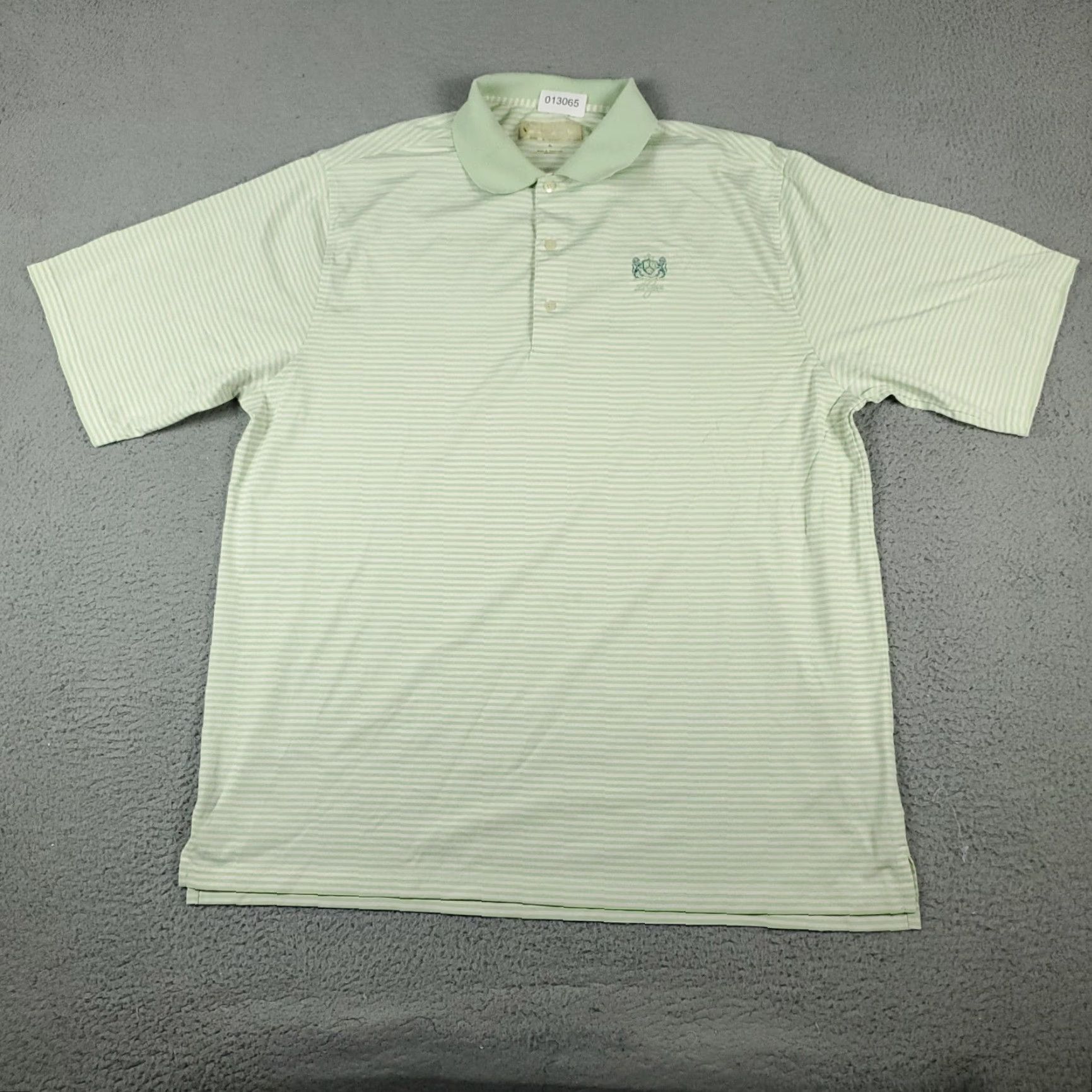 Vintage Donald Ross Golf Polo Shirt Striped Short Sleeve Mens XL Green Casual Polo Shirt Size US XL / EU 56 / 4 - 3 Thumbnail