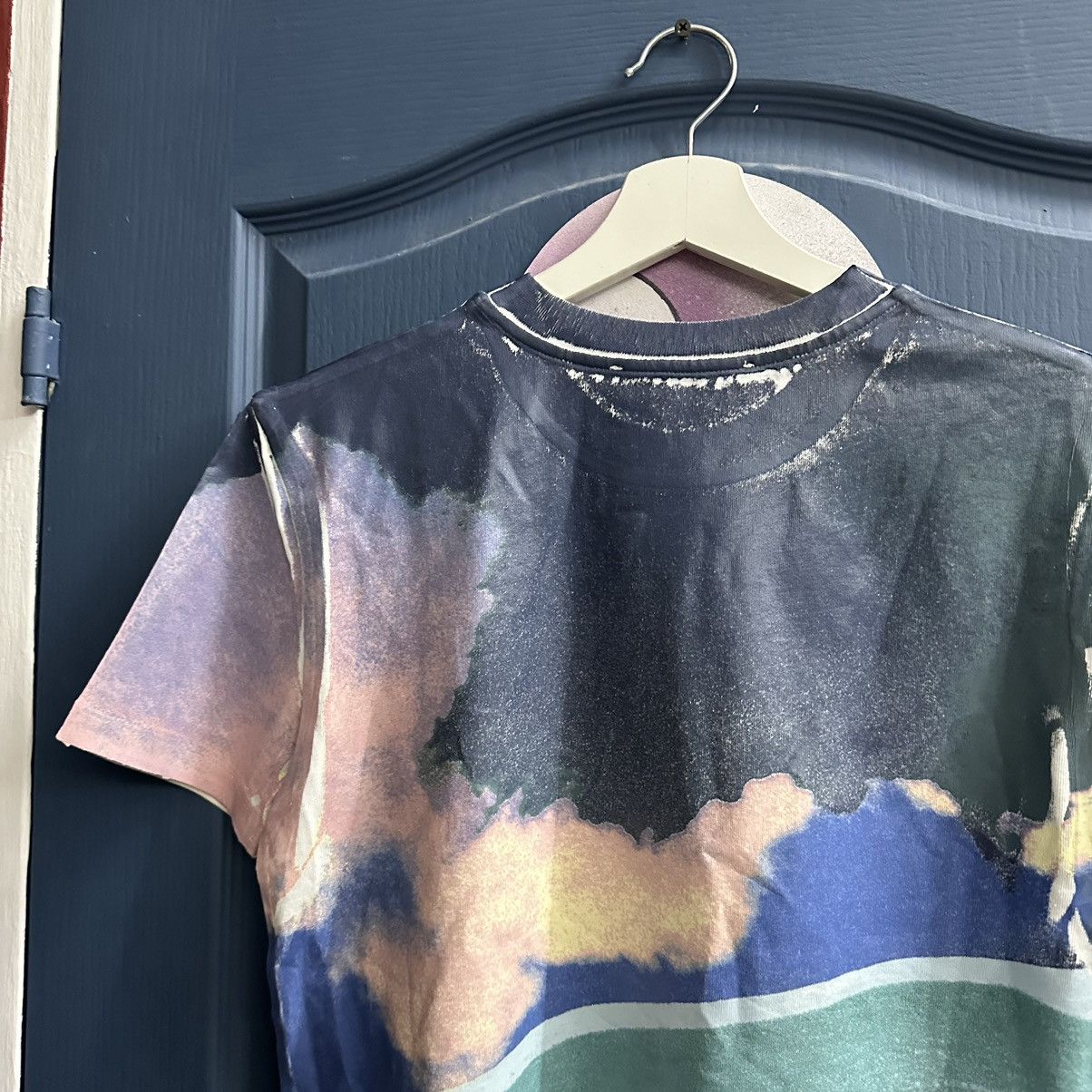 Designer × Sportmax Sportmax SS21 x Franco Fontana painted T-shirt rare designer Size M / US 6-8 / IT 42-44 - 7 Thumbnail