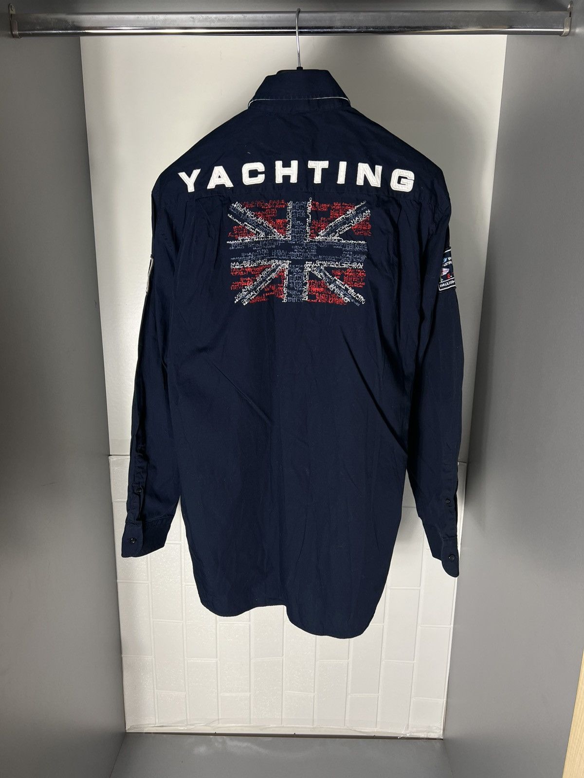 Paul & Shark × Vintage VERY RARE PAUL & SHARK LONG SLEEVE DESIGNER SHIRT CASUAL Y2K Size US L / EU 52-54 / 3 - 8 Thumbnail