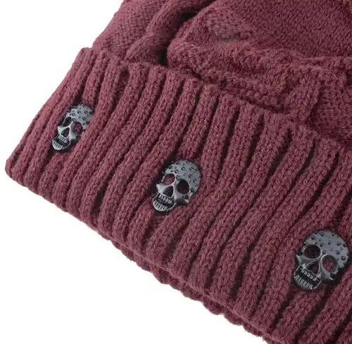 Other Hip-hop Skull Pattern Beanie Size ONE SIZE - 2 Thumbnail