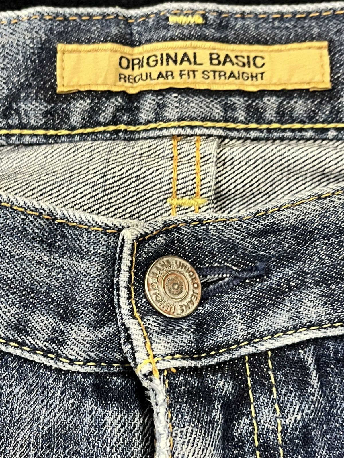 Uniqlo Vintage Uniqlo S-002 Faded Baggy Distressed Denim Size US 33 - 8 Thumbnail