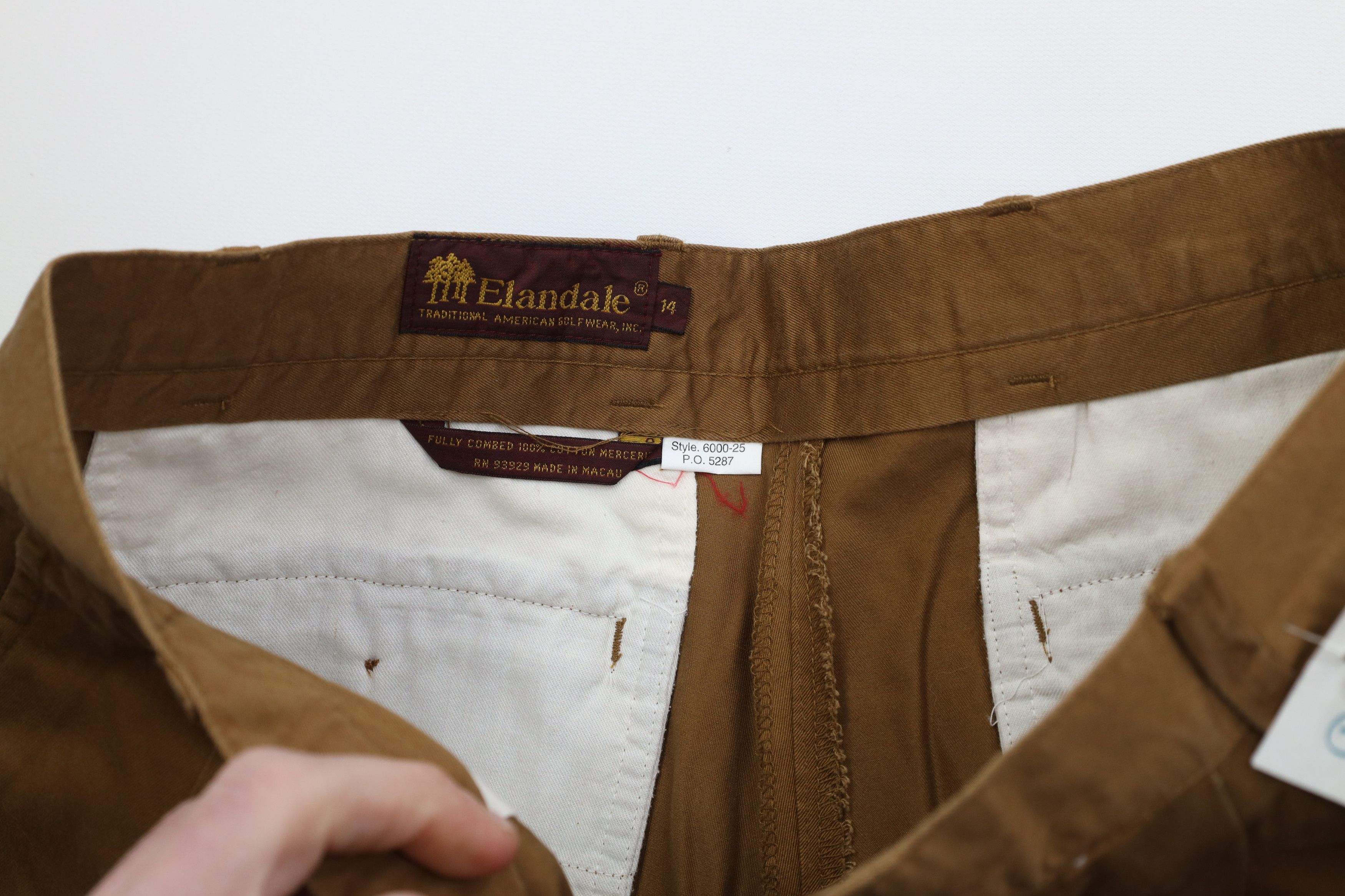 Vintage Deadstock Vintage 90s Streetwear Safari Bush Chino Shorts Size 36" / US 14 / IT 50 - 7 Thumbnail