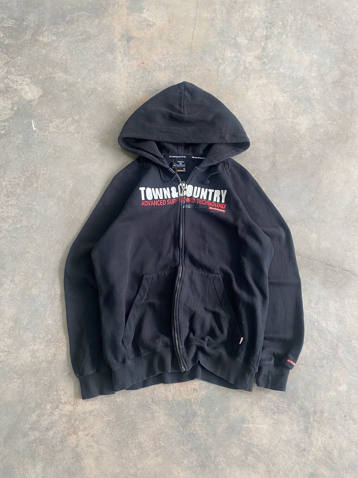 JNCO × Vintage T&C Surf Hip Hop Zipper Hoodie Poem Size US M / EU 48-50 / 2 - 2 Thumbnail