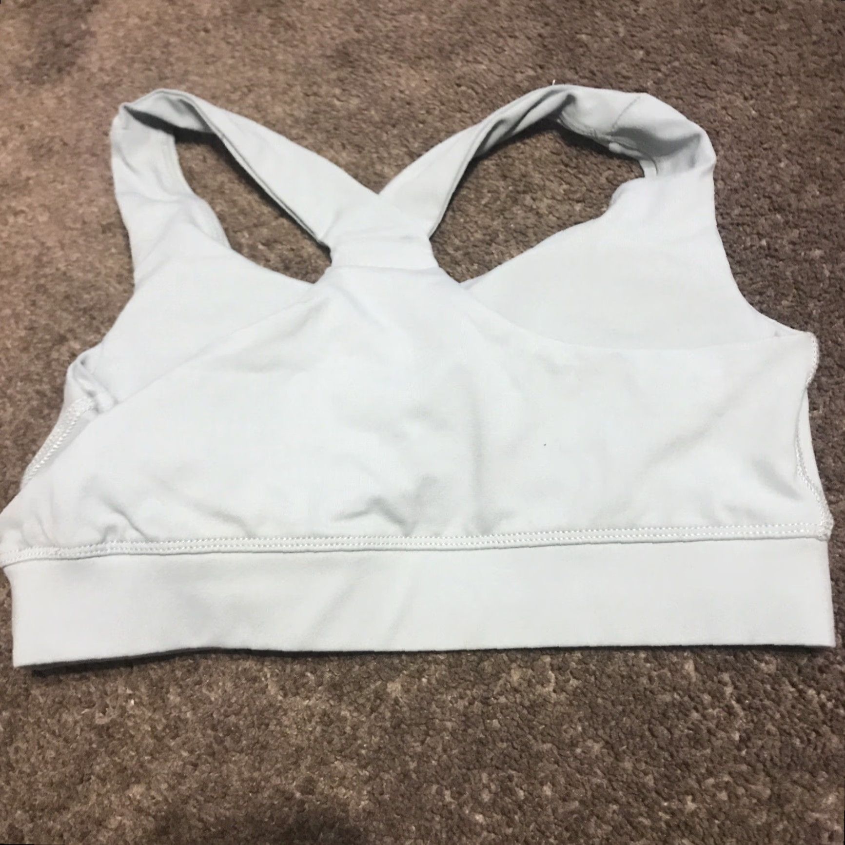 Vintage Mono B Sports Bra Women Small Blue Activewear Bra S Light Blue Size ONE SIZE - 2 Thumbnail