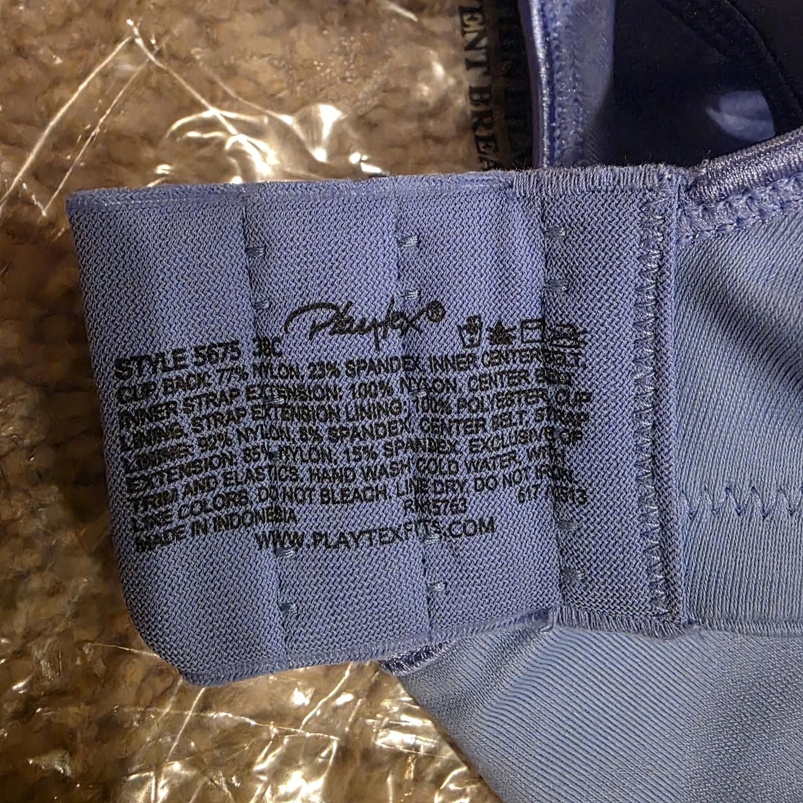 Other Playtex Secrets Sleek Back-Smoothing Underwire Bra NWT Size ONE SIZE - 5 Thumbnail