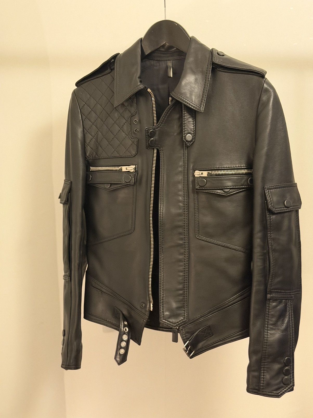 Dior Dior Homme SS07 Campaign leather jacket Size US S / EU 44-46 / 1 - 7 Thumbnail