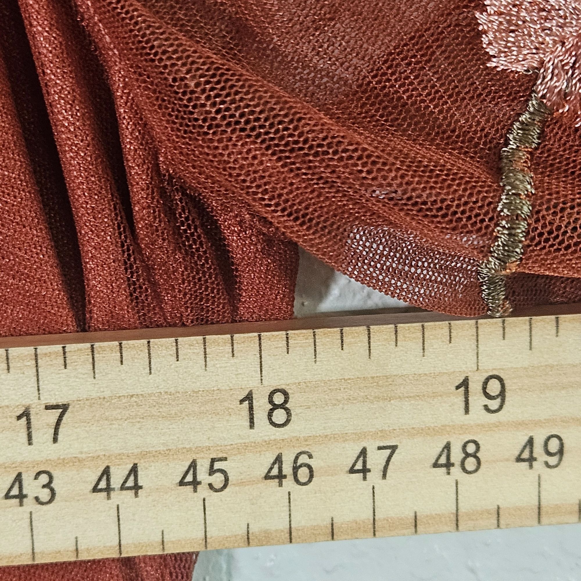 Free People Free People Embroidered Mesh Boho Fall Dress SM Rust Festiva Size S / US 4 / IT 40 - 12 Thumbnail