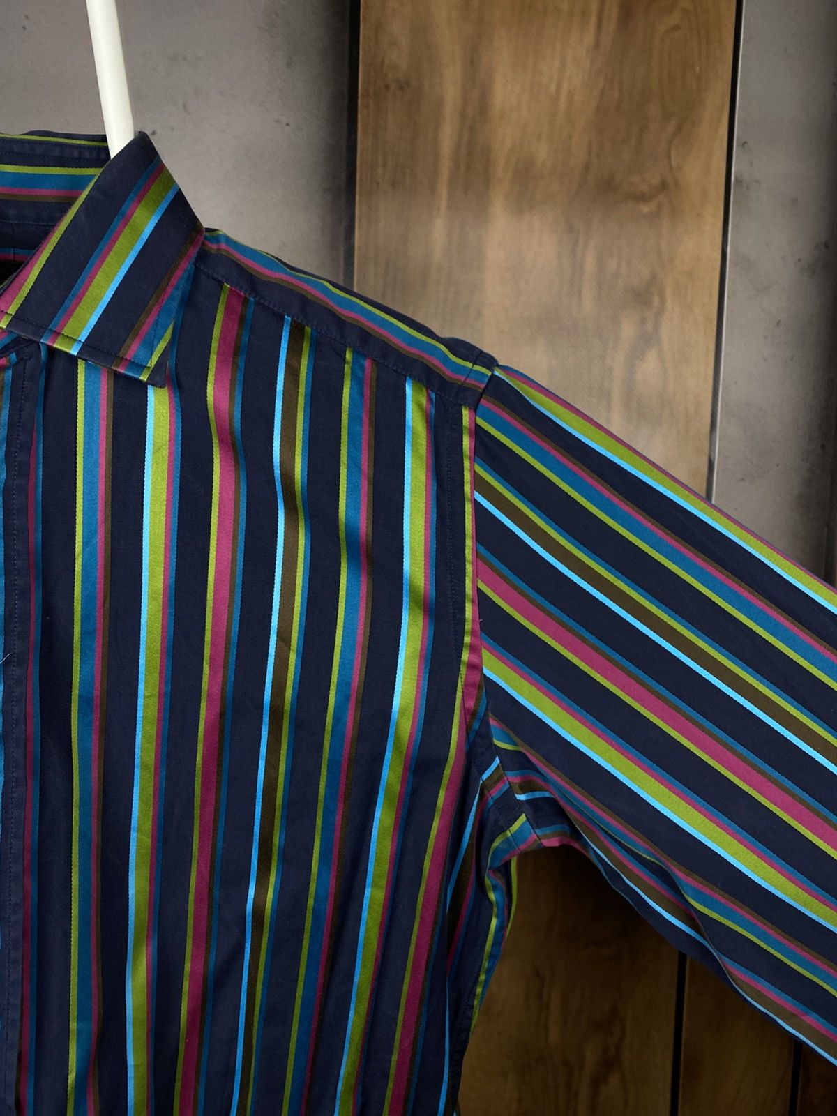 Duchamp 🎠Vintage Shirt Button Up Duchamp London Slim Fit Striped🎠 Size US M / EU 48-50 / 2 - 7 Thumbnail