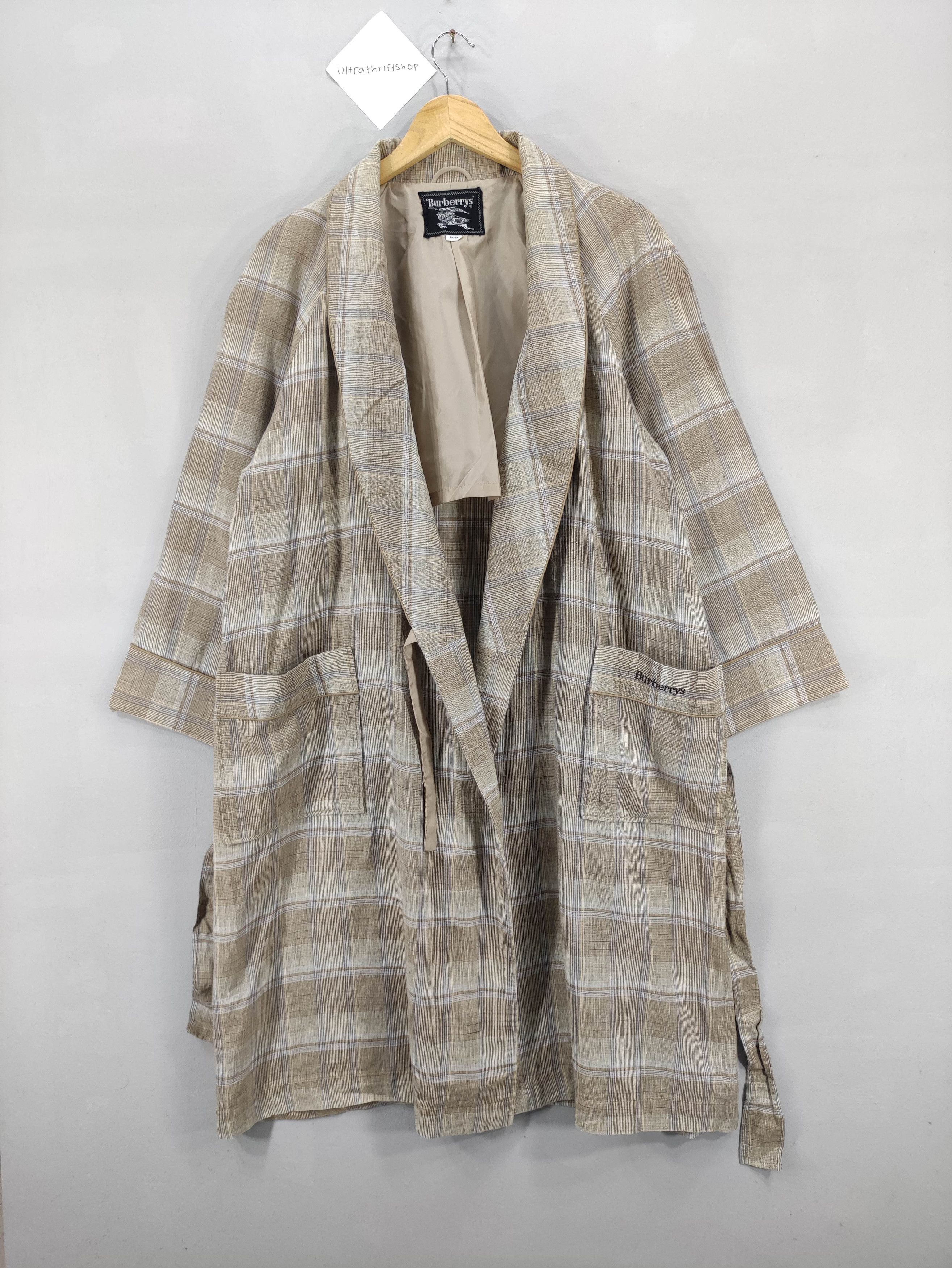 Burberry Vintage Burberrys Bath Robe Chekered Size US L / EU 52-54 / 3 - 1 Thumbnail
