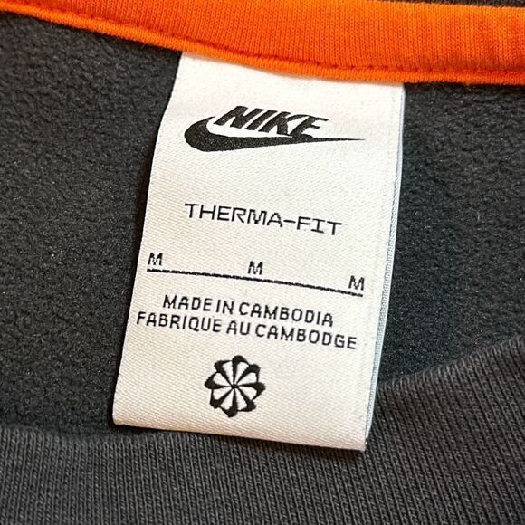 Nike Nike Therma Fit Gray Utility Fleece Crew Neck Sweatshirt siz Size US M / EU 48-50 / 2 - 3 Thumbnail