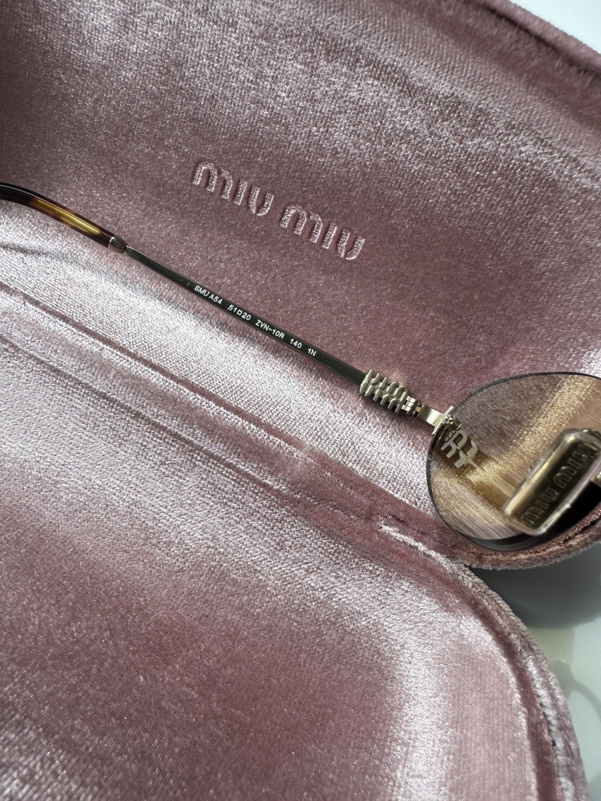 Miu Miu NEW Miu Miu sunglasses MU A54S ZVN10R Size ONE SIZE - 8 Thumbnail