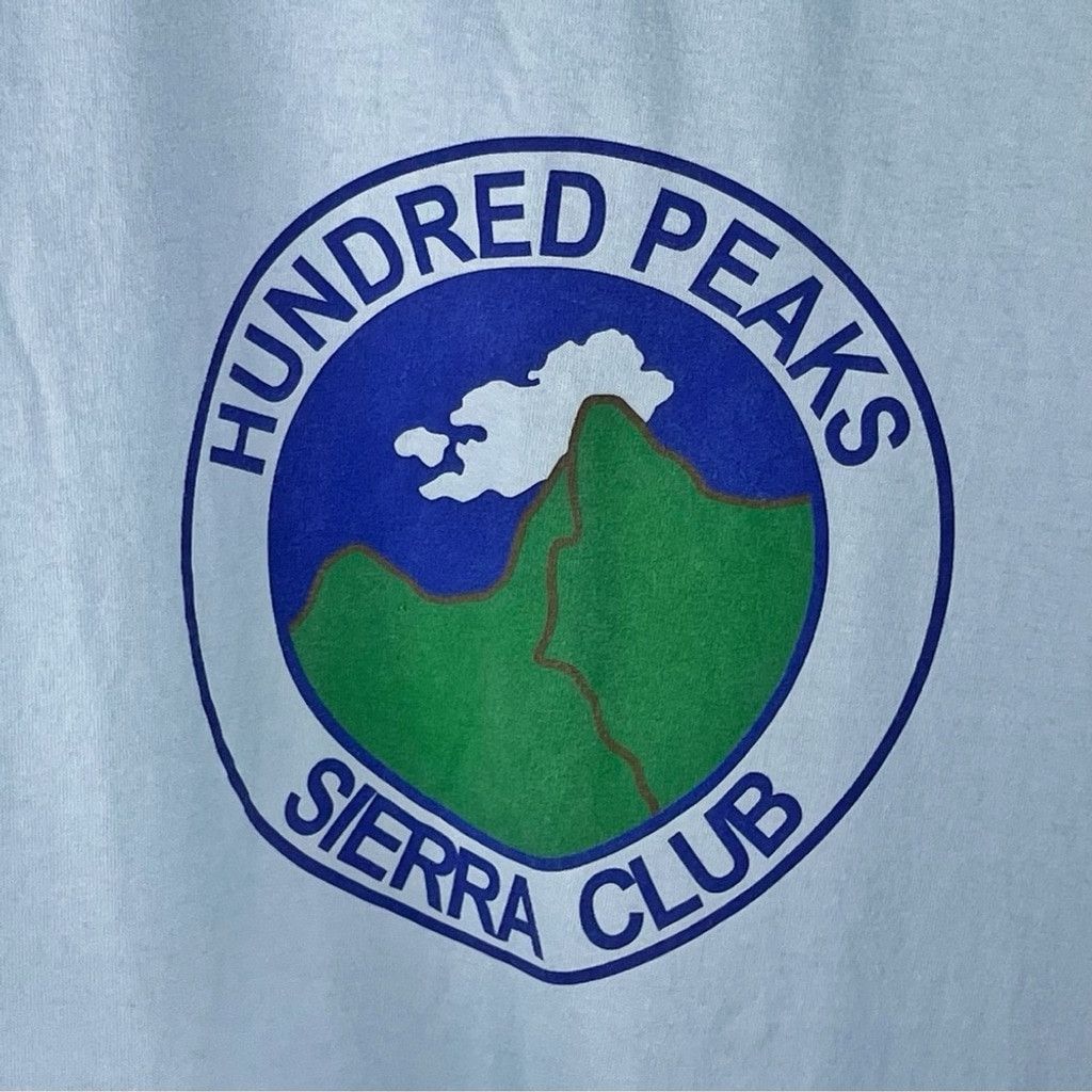 Alstyle ALSTYLE HUNDRED PEAKS SIERRA CLUB Mens Light Blue T-shirt XL Size US XL / EU 56 / 4 - 2 Thumbnail