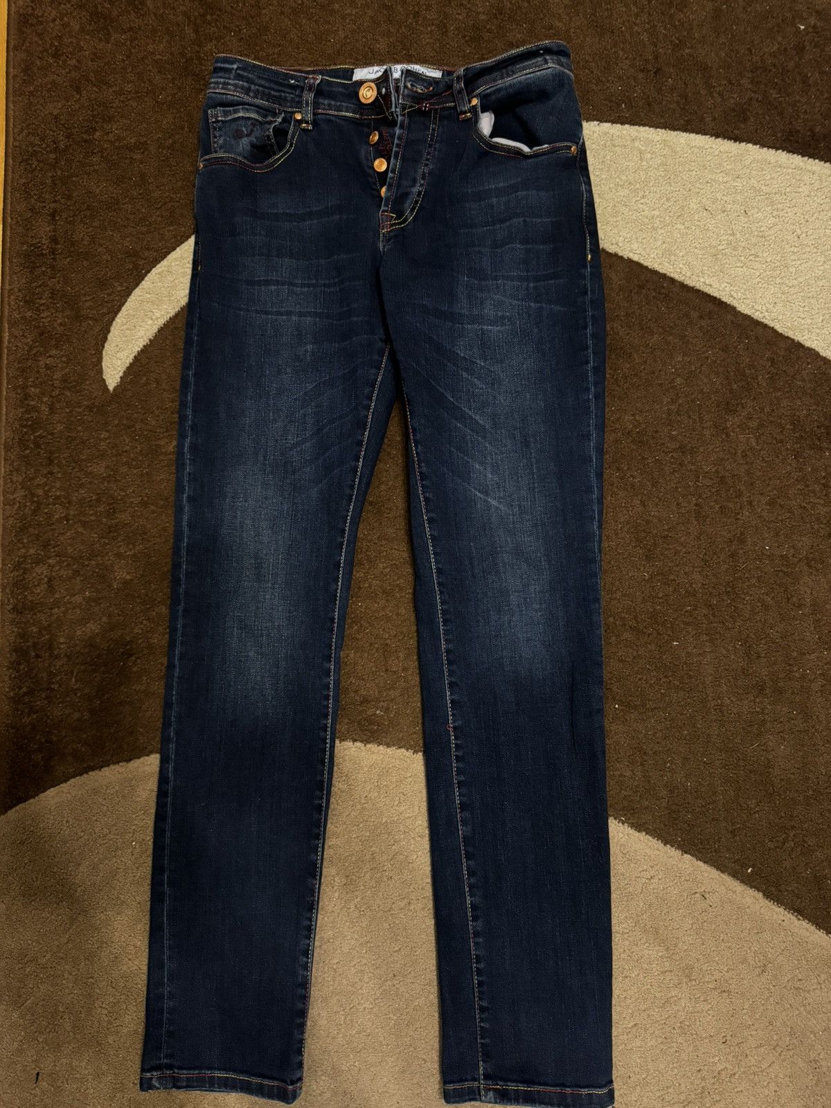 Jacob Cohen Jacob Cohën Slim Fit Stretch Jeans Size US 31 - 4 Thumbnail