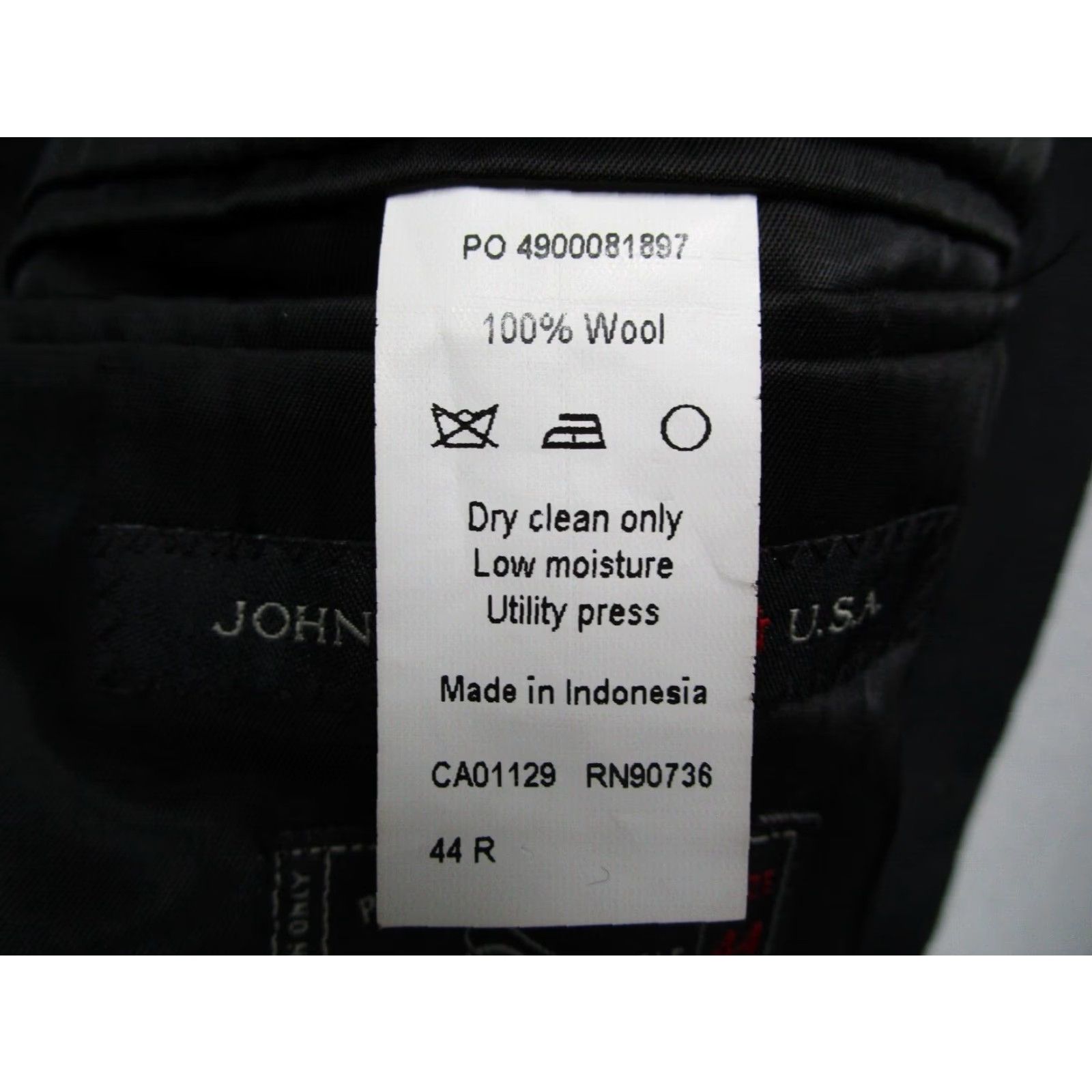 John Varvatos John Varvatos Star USA Jacket Mens 44 R Gray Single Breast 2 Button Wool Size US S / EU 44-46 / 1 - 4 Thumbnail