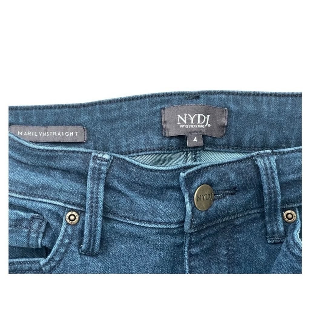 NYDJ NYDJ Marilyn Straight 5 Pocket Stretch Jeans Women’s Size 4. Size 27" / US 4 / IT 40 - 9 Thumbnail