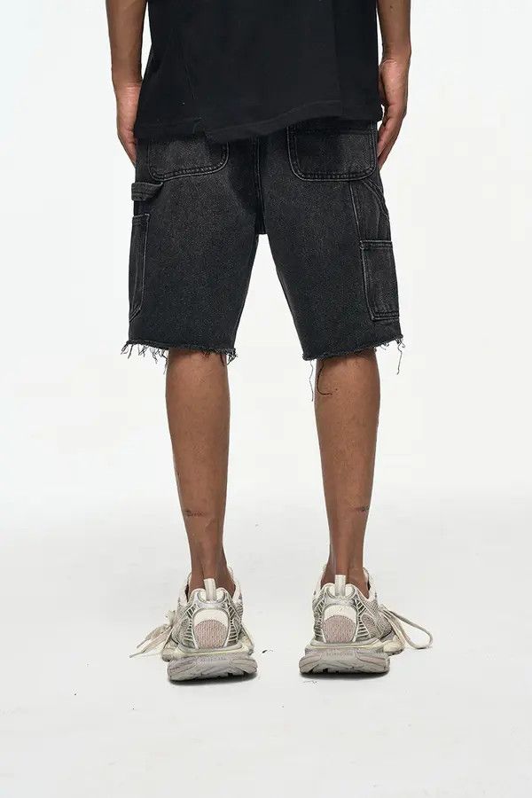VIBE Ragged Edge Lodging Denim Shorts Size US 30 / EU 46 - 3 Thumbnail