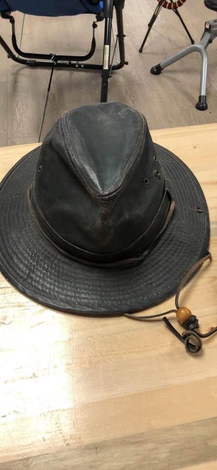 Designer Dorfman Pacific Vintage Leather Outdoor Hat Size ONE SIZE - 1 Preview