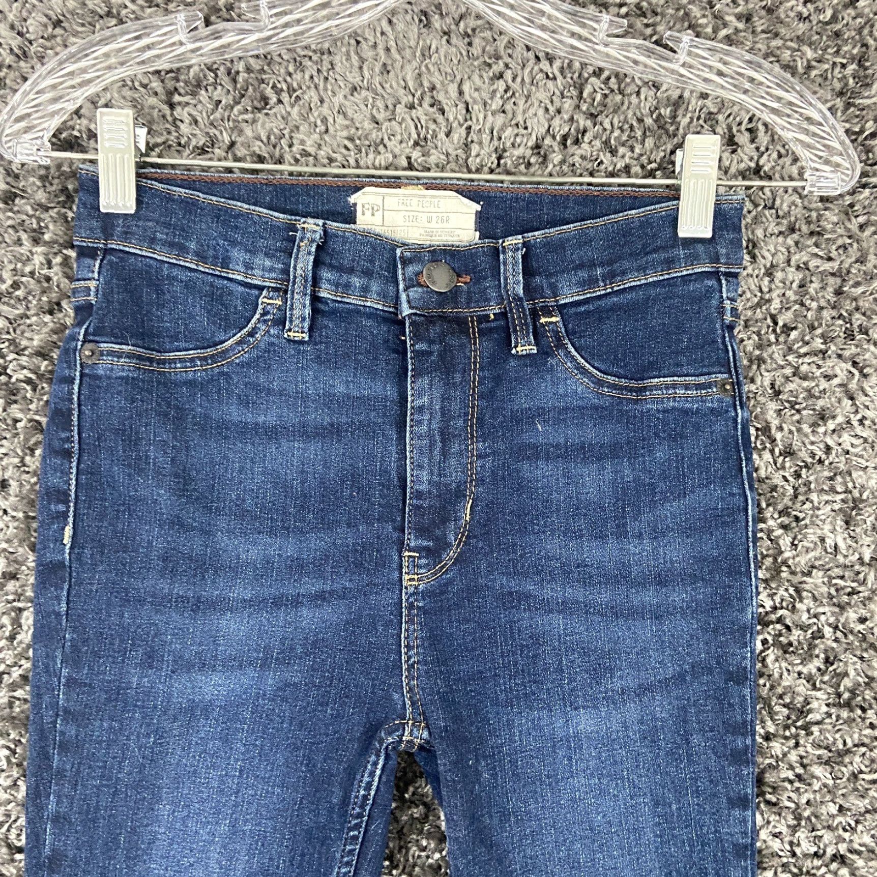Free People Free People Jeans Women’s 26R Blue Skinny Denim Pockets Size 26" / US 2 / IT 38 - 4 Thumbnail