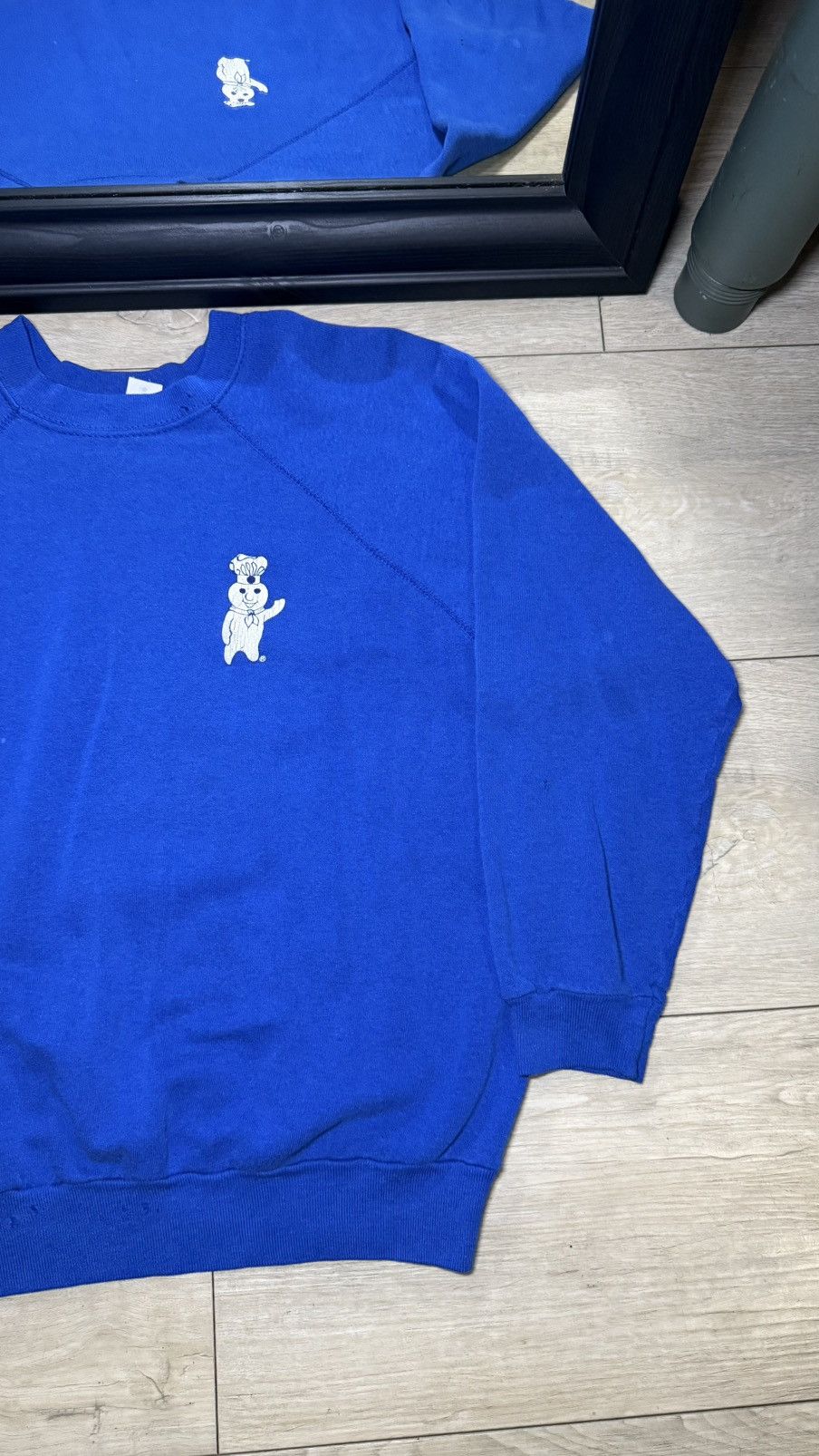 Fruit Of The Loom Vintage / Y2K 1980s Pillsbury Doughboy Logo Sweatshirt Size US XL / EU 56 / 4 - 2 Thumbnail