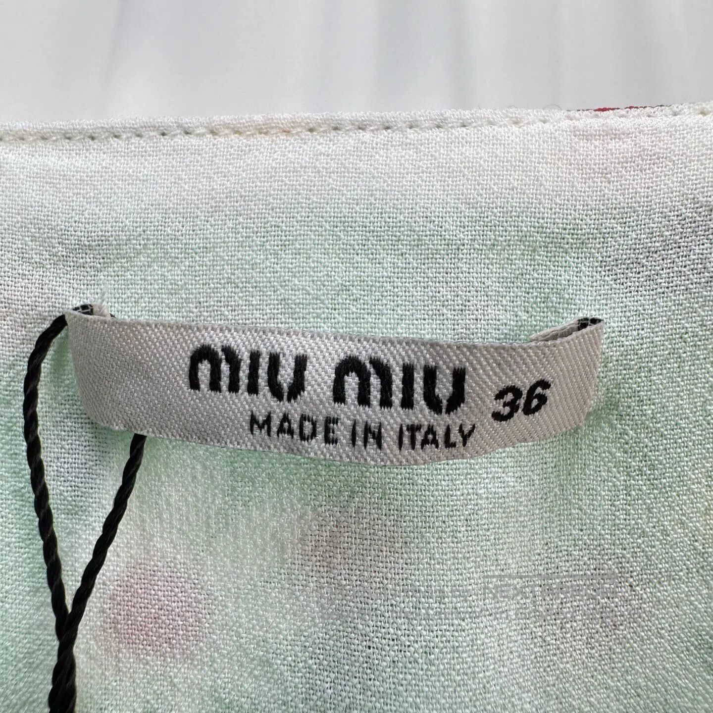 Miu Miu Miu Miu Floral Daisy Tie-Up Skirt| Size XS / US 0-2 / IT 36-38 - 6 Thumbnail