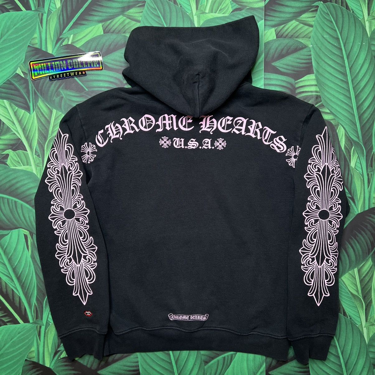 Pre-owned Chrome Hearts Matty Boy Pullover Hoodie In Black