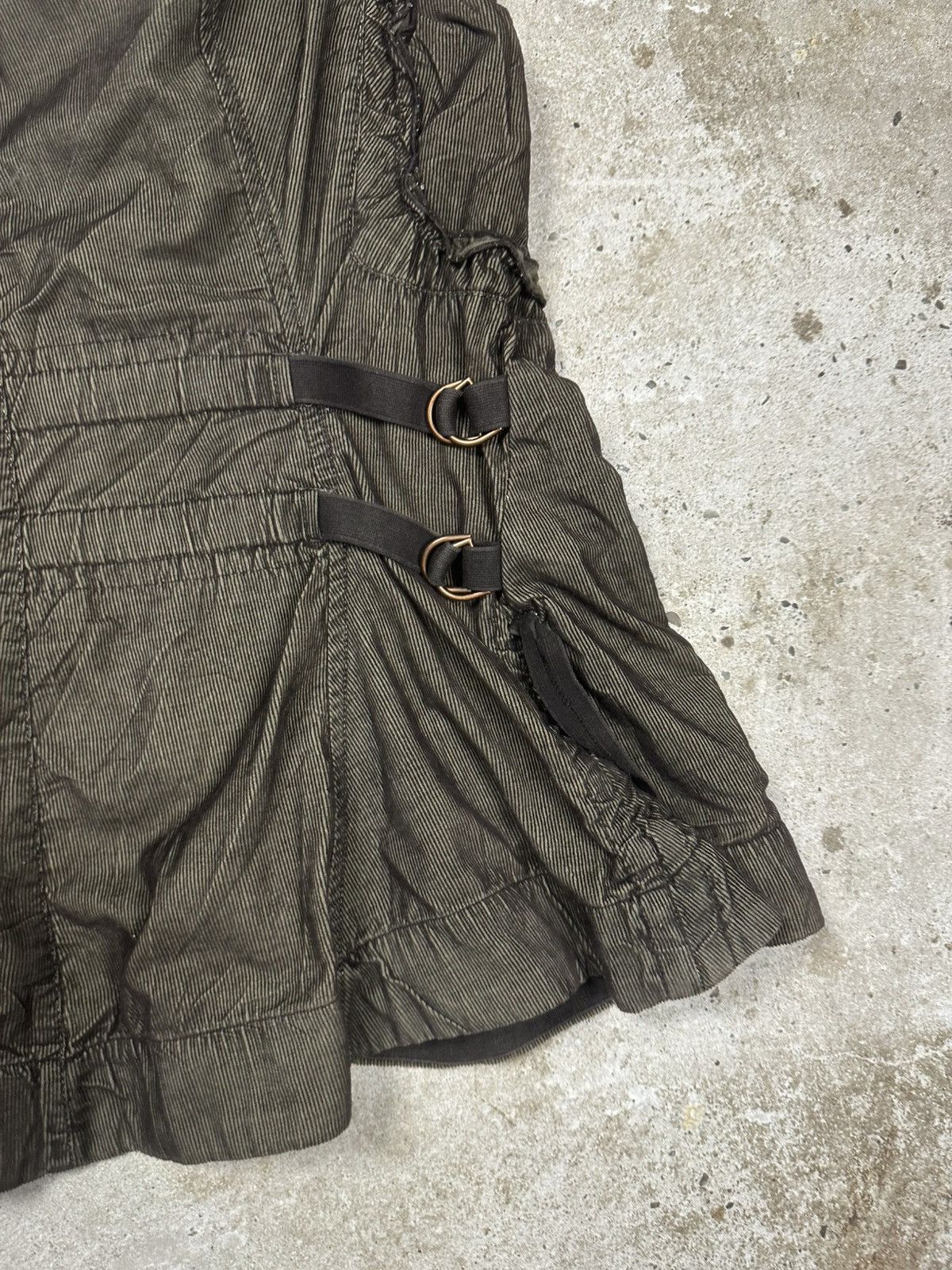 Marithe + Francois Girbaud Vintage 90s Marithe Francois Girbaud Cargo Bondage Skirt Size 28" / US 6 / IT 42 - 14 Thumbnail