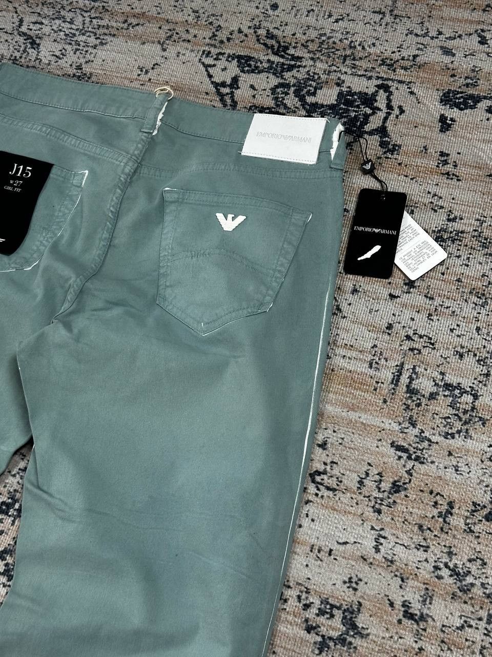 Armani Rare NEW Armani Jeans Painted White Pants Size 27" / US 4 / IT 40 - 15 Thumbnail