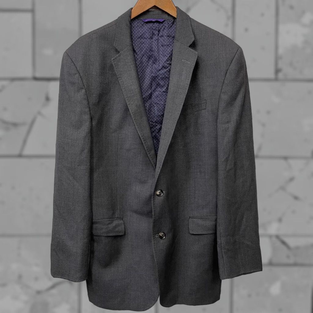 Ted Baker VINTAGE TED BAKER London Endurance 100% Wool Gray 2-Button Sport Coat Mens Size 44L Size US S / EU 44-46 / 1 - 1 Thumbnail