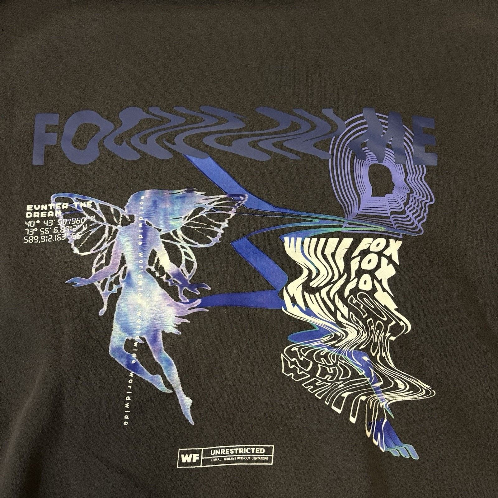 Other White Fox Gray & Purple Enter the Dream Hoodie Small/Medium Size M / US 6-8 / IT 42-44 - 3 Thumbnail