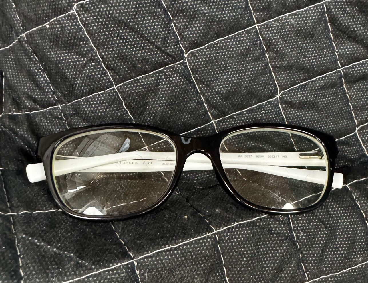 Armani Exchange Armani Exchange Glasses Black and White Frames Size ONE SIZE - 2 Thumbnail