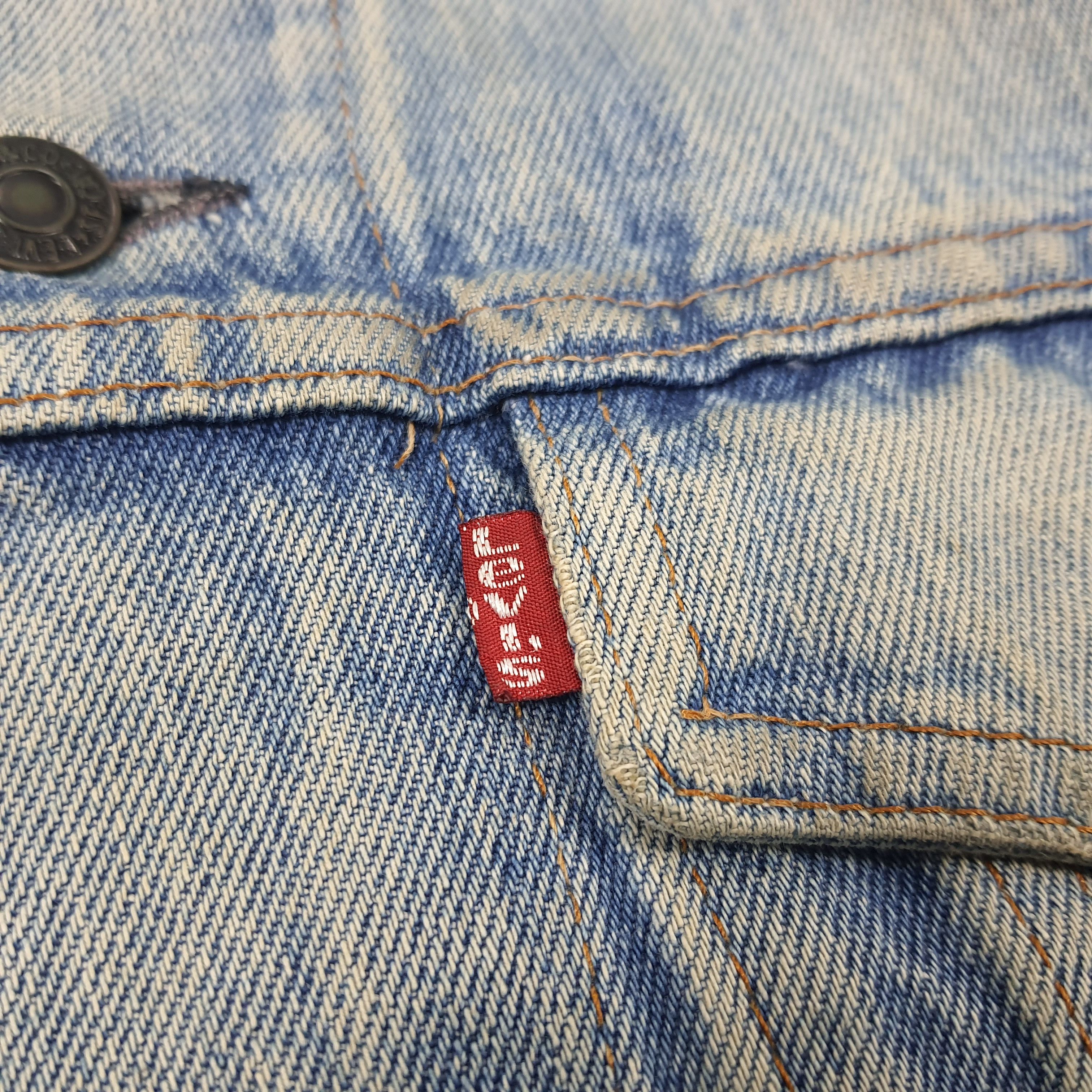 Levi's × Levi's Vintage Clothing Vintage Levi's Skull Big Logo Custom Jeans Jacket Size US S / EU 44-46 / 1 - 6 Thumbnail