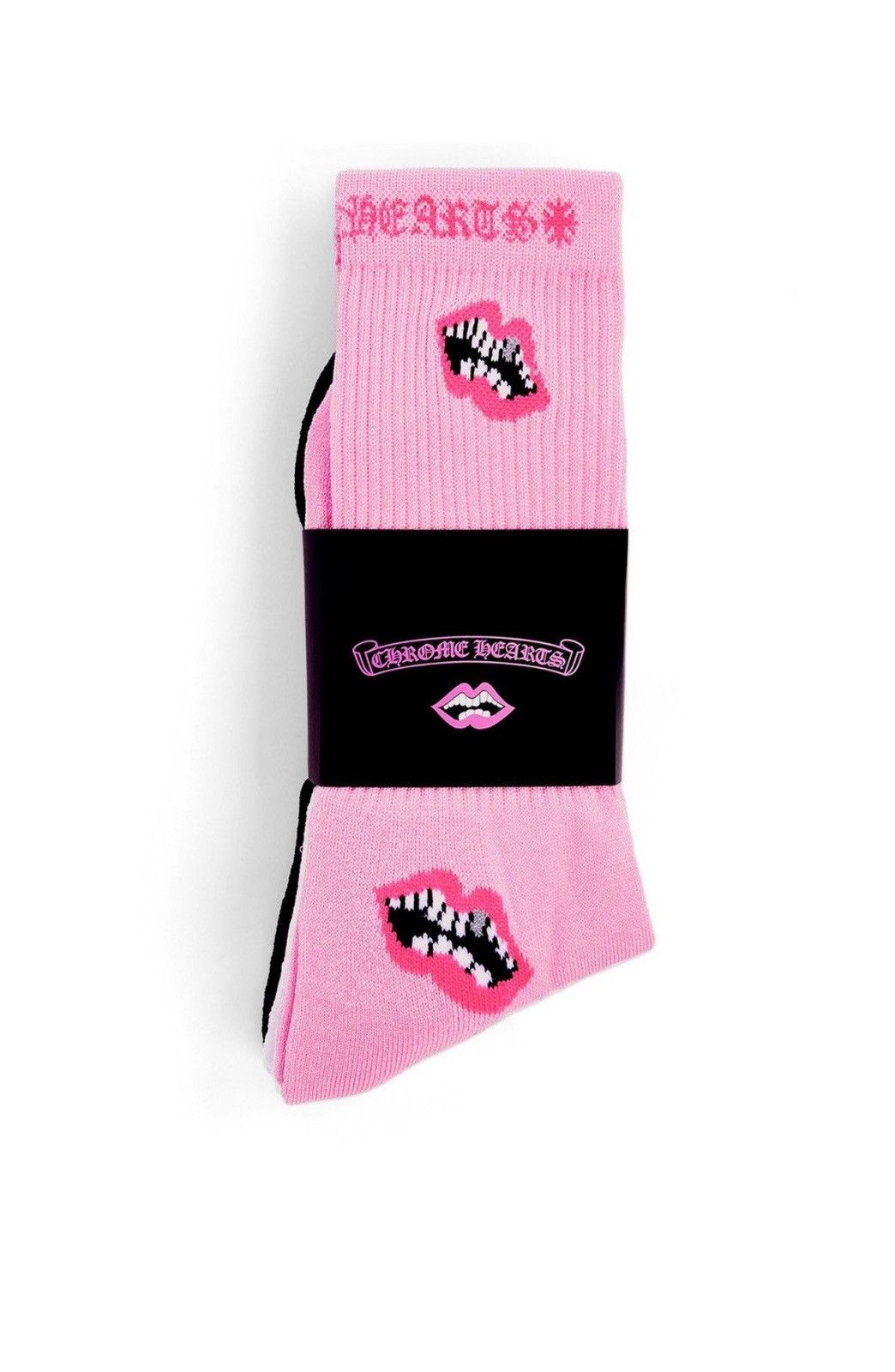 CHROME HEARTS CHOMPER SOCKS 3足セットのピンクのみ CHROME HEARTS CHOMPER SOCKS 3足セットのピンクのみ Chrome