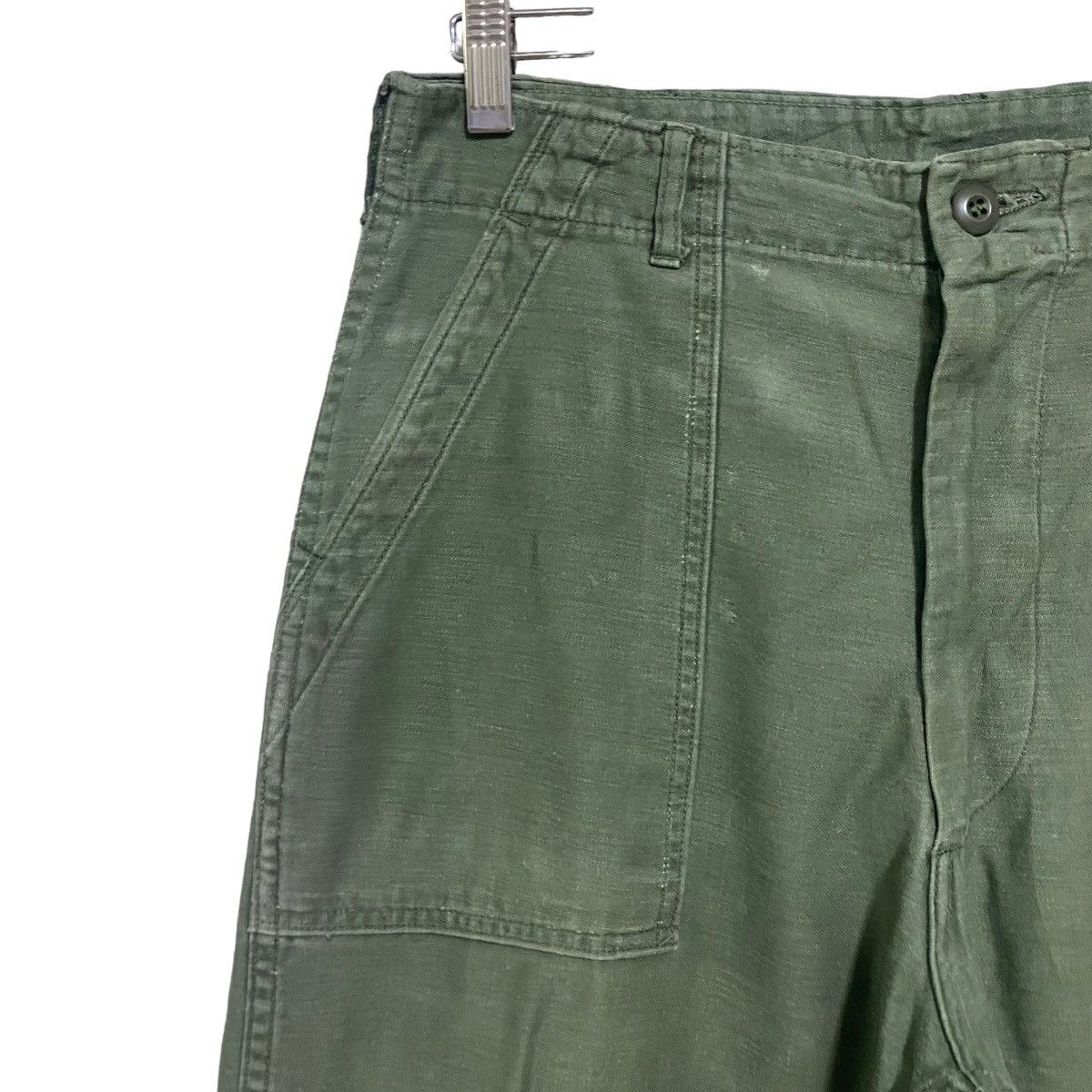 Vintage Vintage 60s US Army Fatigue Pants Og107 Sateen Size US 31 - 5 Thumbnail