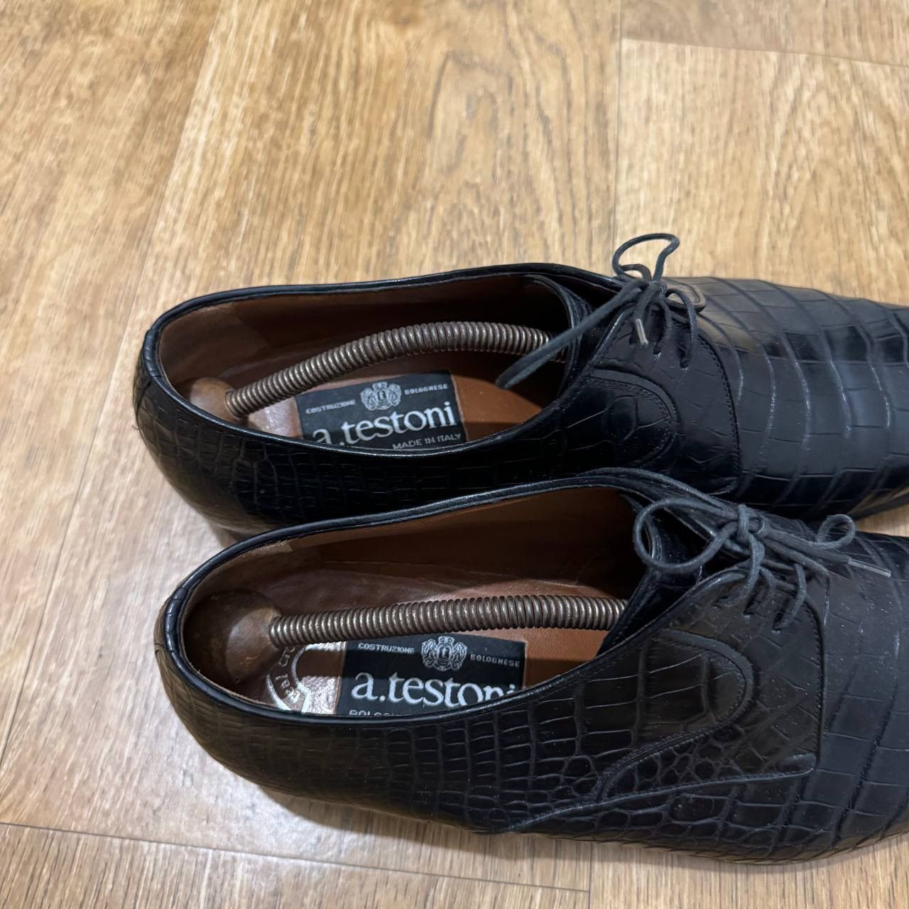 Testoni TESTONI BLACK LABEL CROC OXFORD SHOES Size US 10 / EU 43 - 3 Thumbnail
