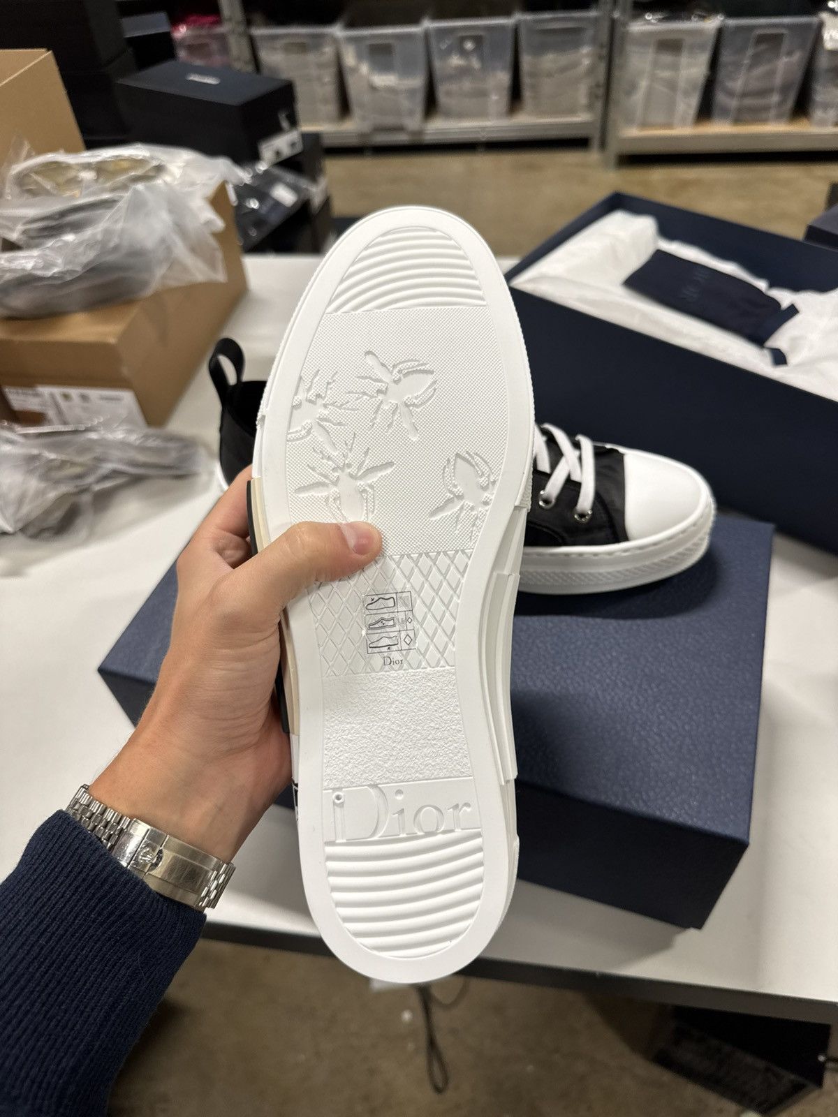 Dior Dior B23 Diamond Low Sneaker NEW Size US 9 / EU 42 - 6 Thumbnail