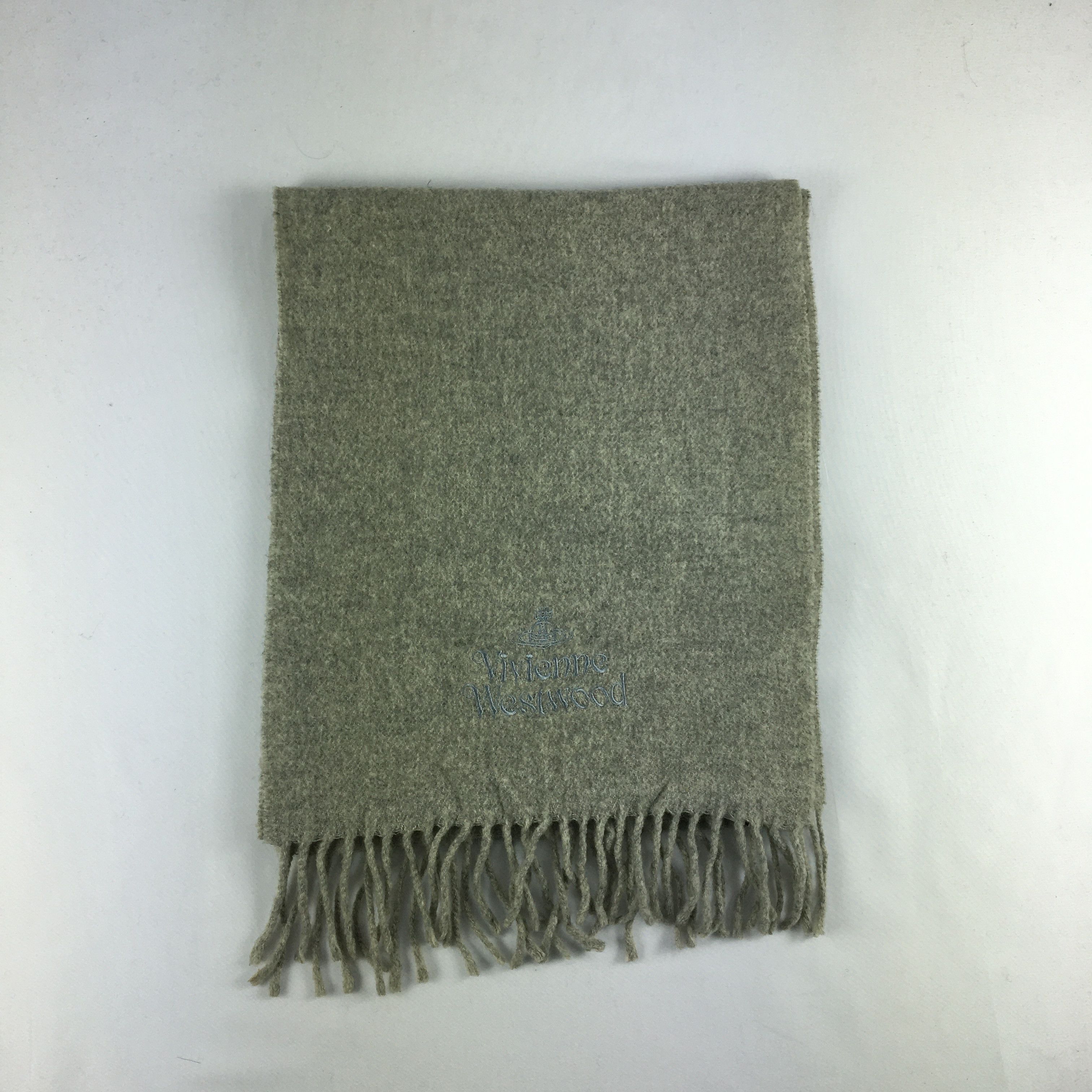 Vintage × Vivienne Westwood Vintage Vivienne Westwood Scarf Muffler Orbs Wool Scarves Size ONE SIZE - 2 Thumbnail