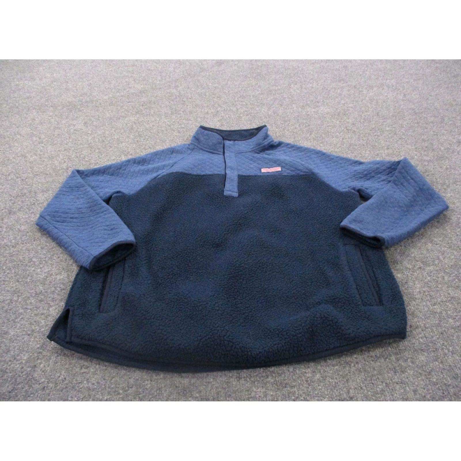 Vineyard Vines Vineyard Vines Jacket Womens M Blue Snap Pullover Jumper Oversized Outdoors Size M / US 6-8 / IT 42-44 - 2 Thumbnail